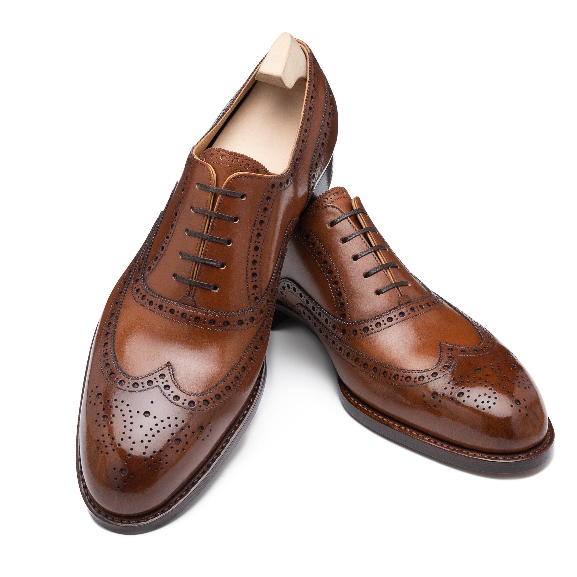 PASSUS SHOES "Jacob" Hand-made Full Brogue Box Calf Shoes 11.5 NEW 44.5 PASSUS SHOES