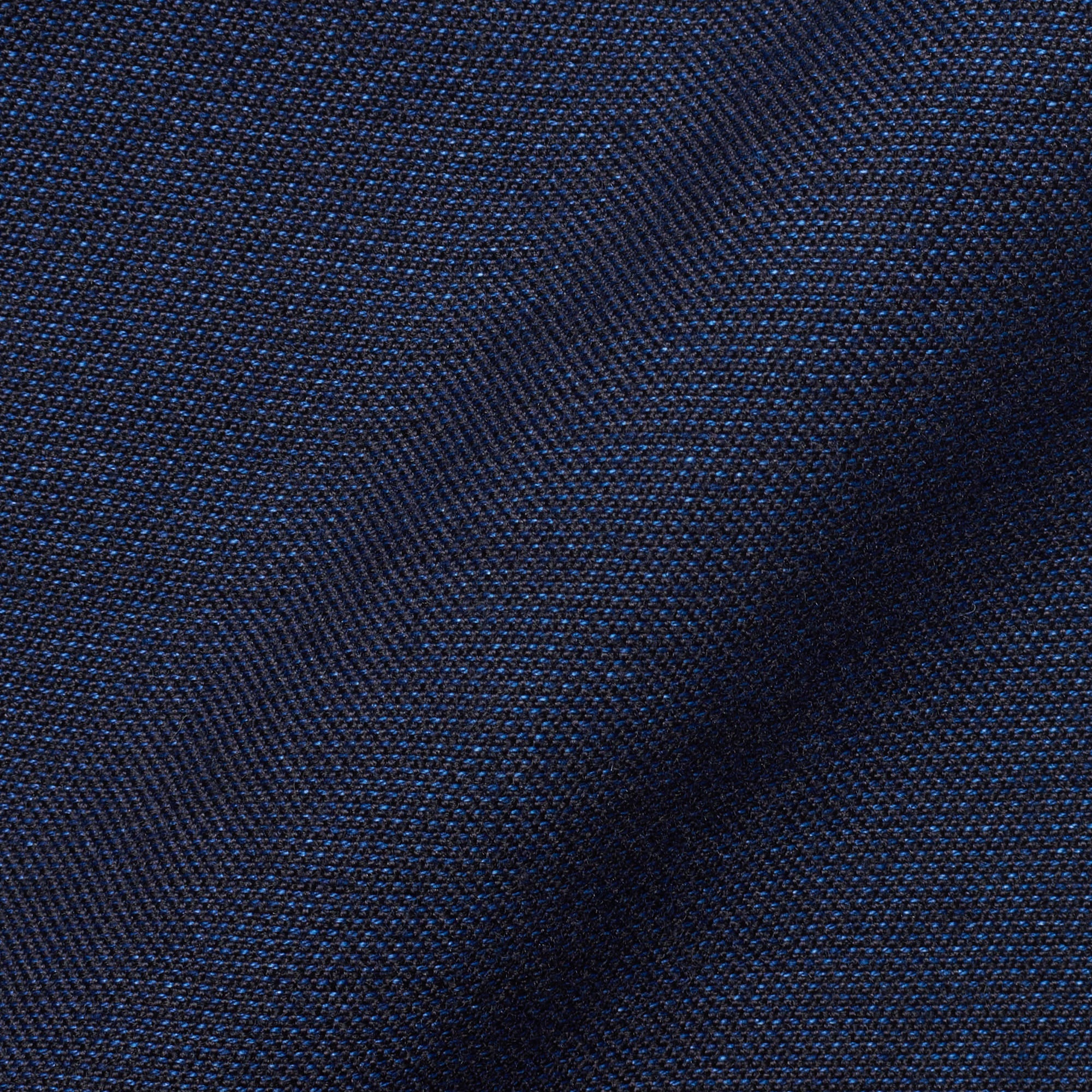 INCOTEX (Slowear) Blue Birdseye Cotton-Wool Flat Front Pants 52 NEW US 36 Slim F