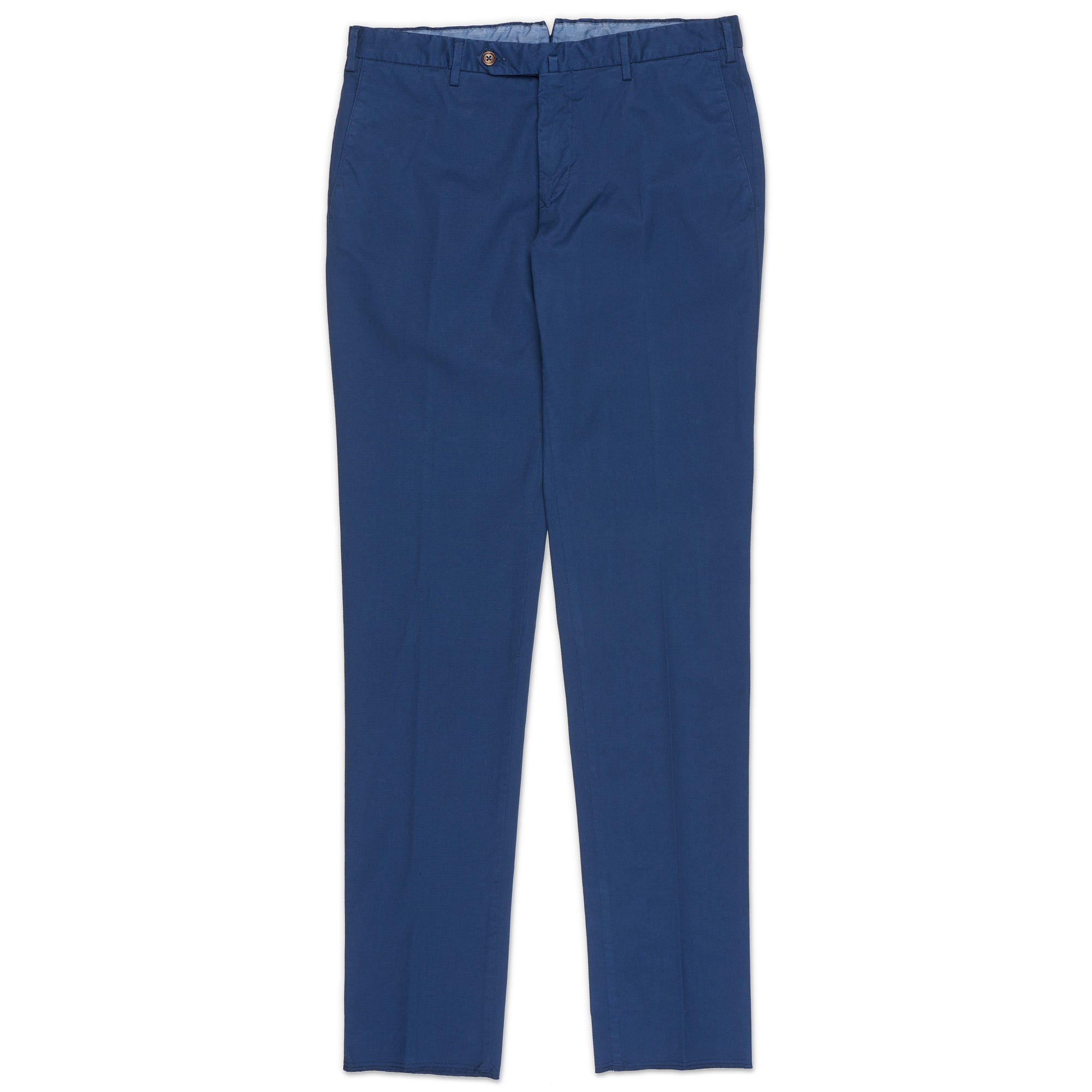 INCOTEX (Slowear) Blue Twill Cotton Stretch Flat Front Pants 54 NEW 38 Slim Fit INCOTEX