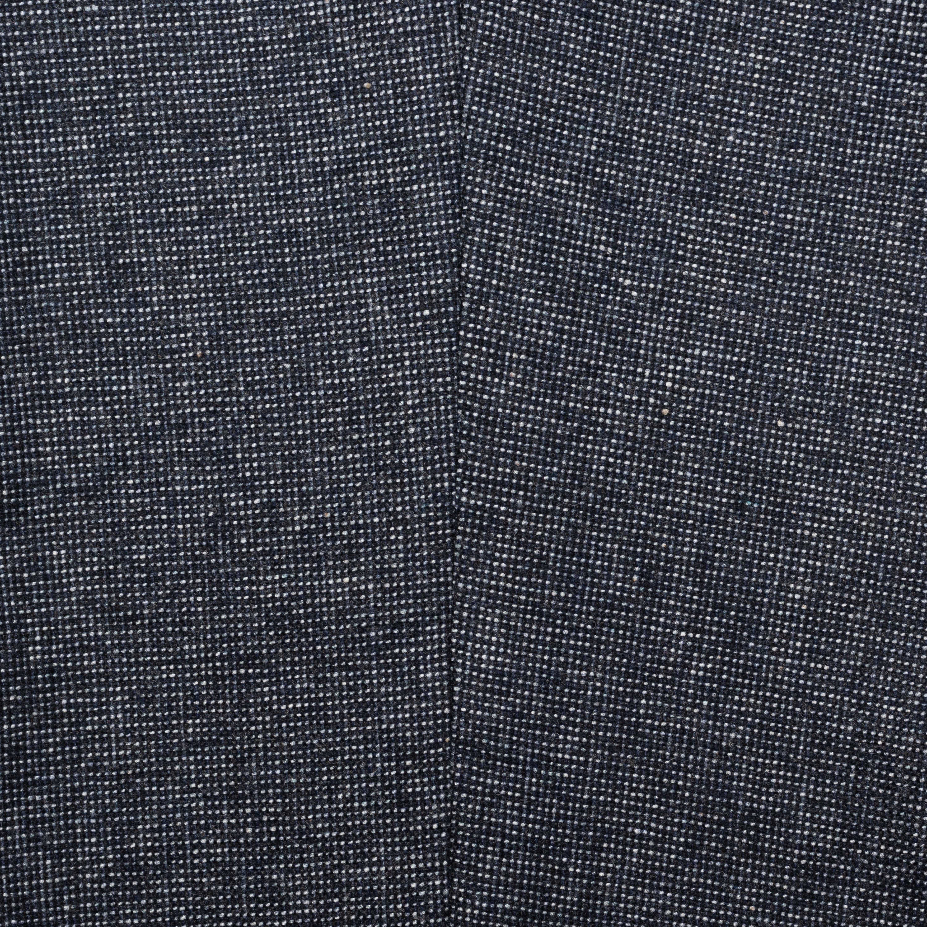 INCOTEX (Slowear) Blue Nailhead Wool-Cotton Flannel Pants NEW Slim Fit INCOTEX