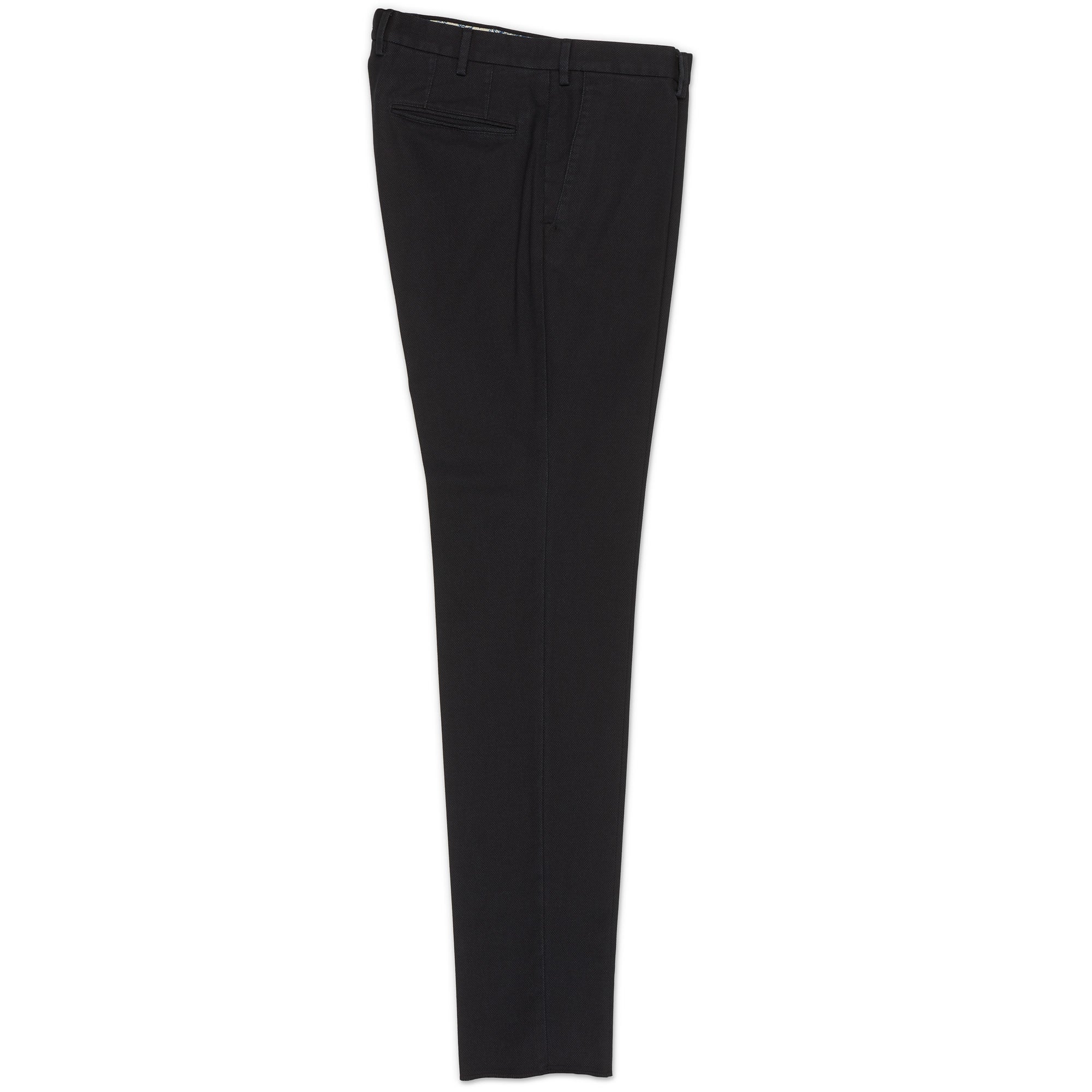 INCOTEX (Slowear) Dark Gray Birdseye Cotton Flat Front Pants 54 NEW US 38 Slim