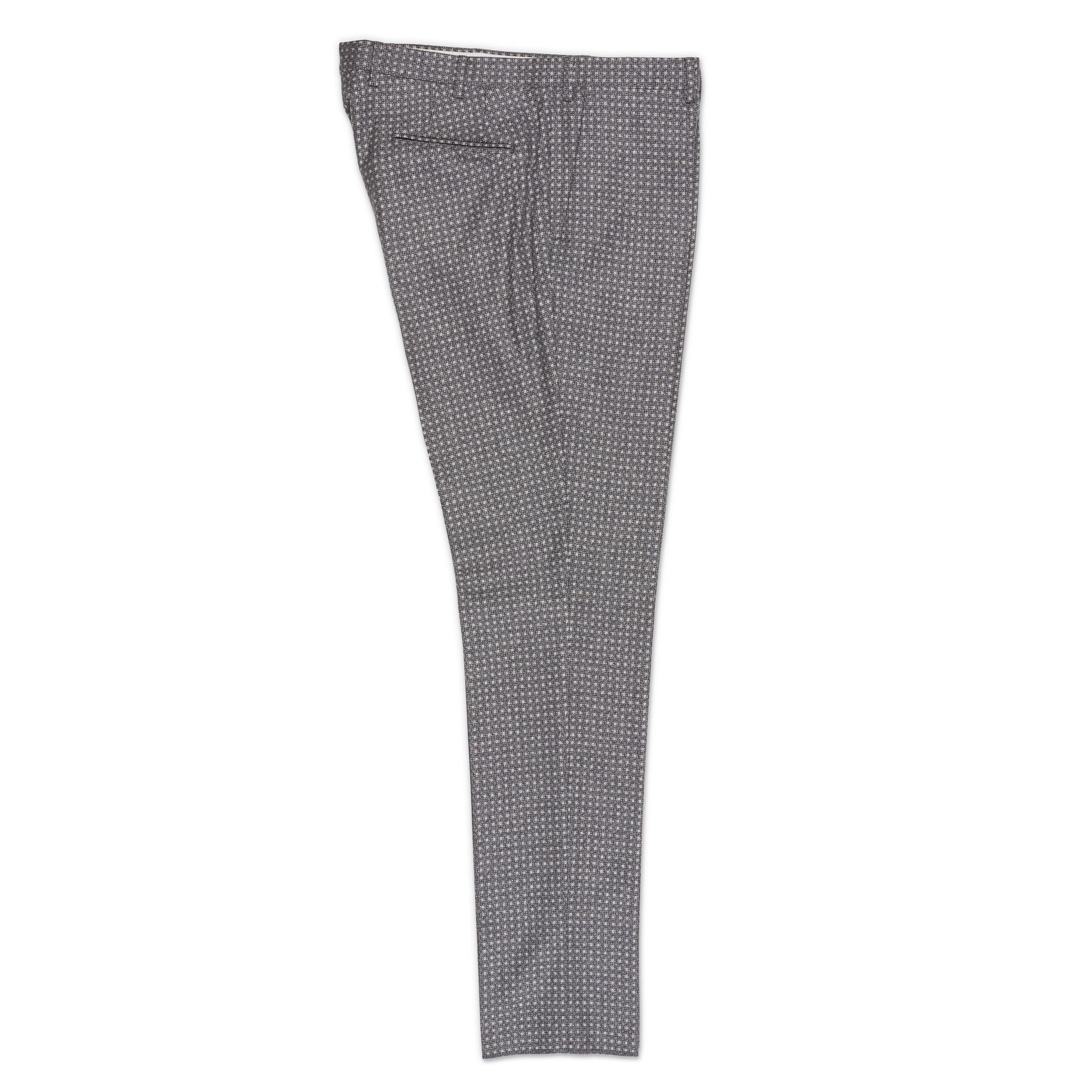 INCOTEX (Slowear) Gray Checkered Flannel Wool Pants EU 58 NEW US 42 Slim Fit INCOTEX