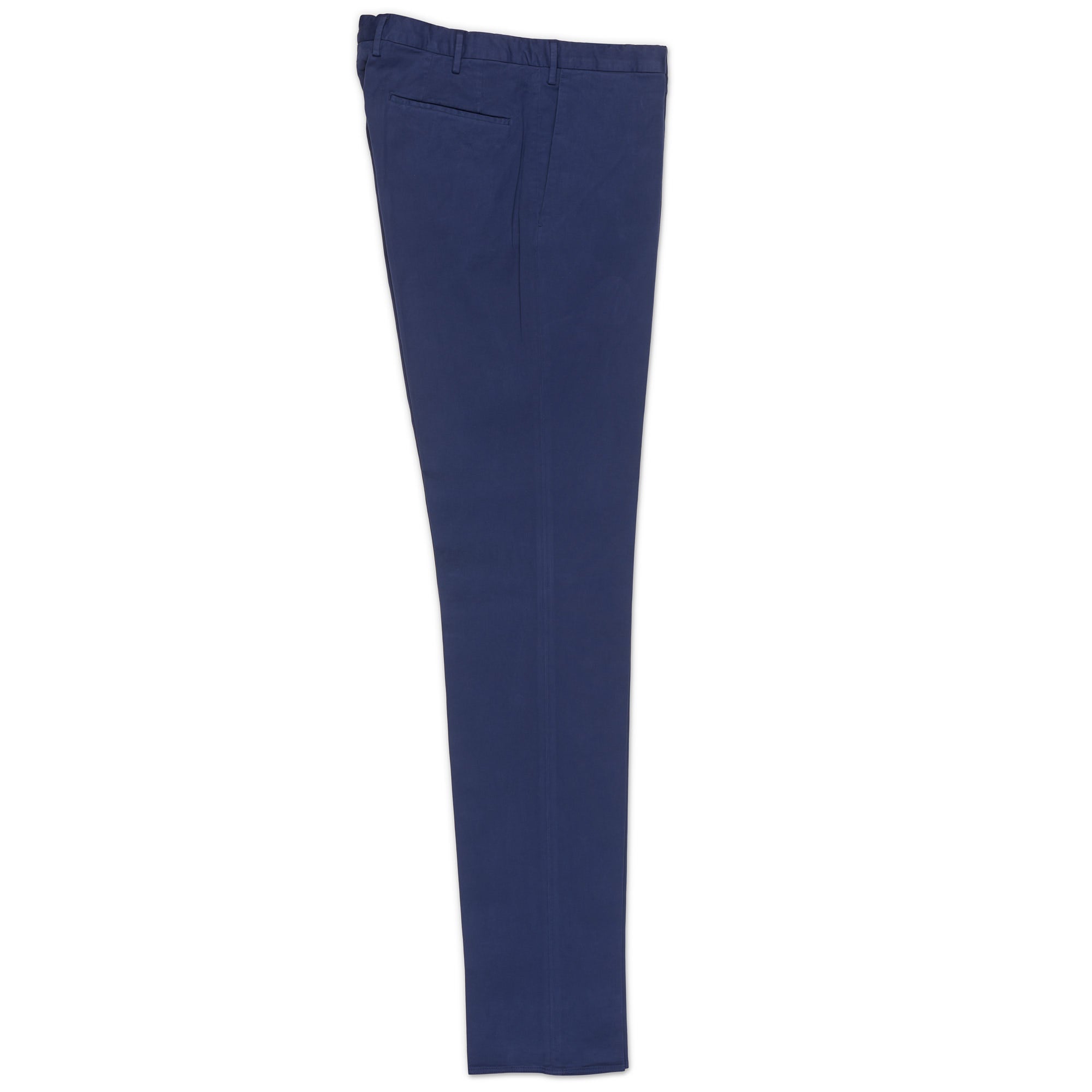 INCOTEX (Slowear) Pattern 82 Blue Cotton Flat Front Chino Pants 52 NEW US 36 Ski INCOTEX