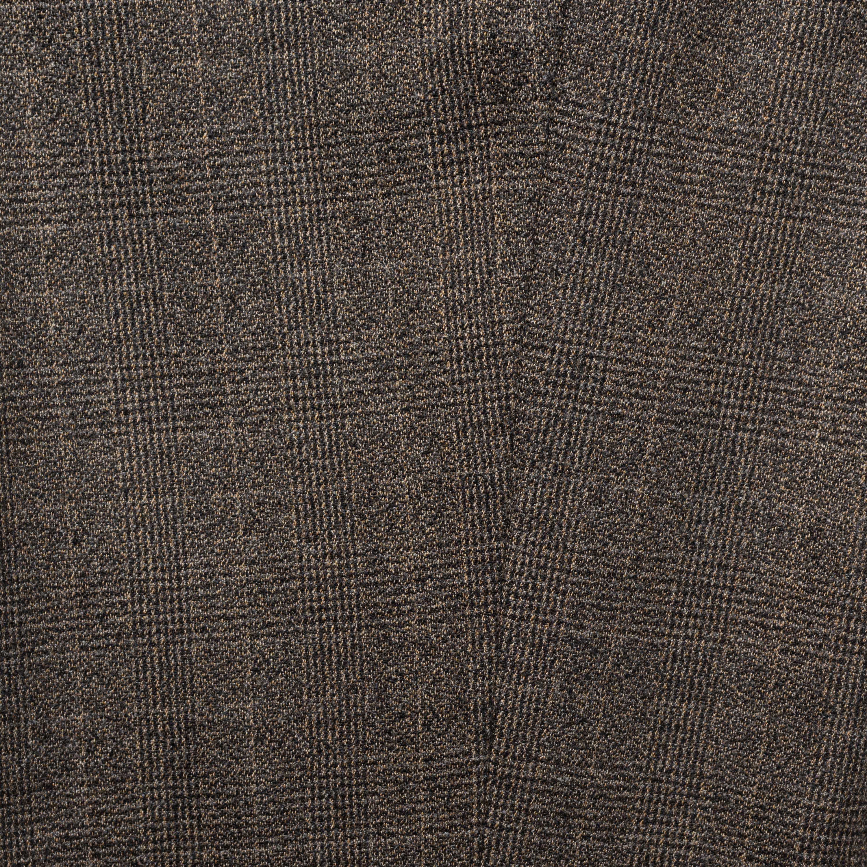 INCOTEX (Slowear) Taupe Gray Plaid Wool Stretch Pants EU 46 NEW US 30 Skin Fit