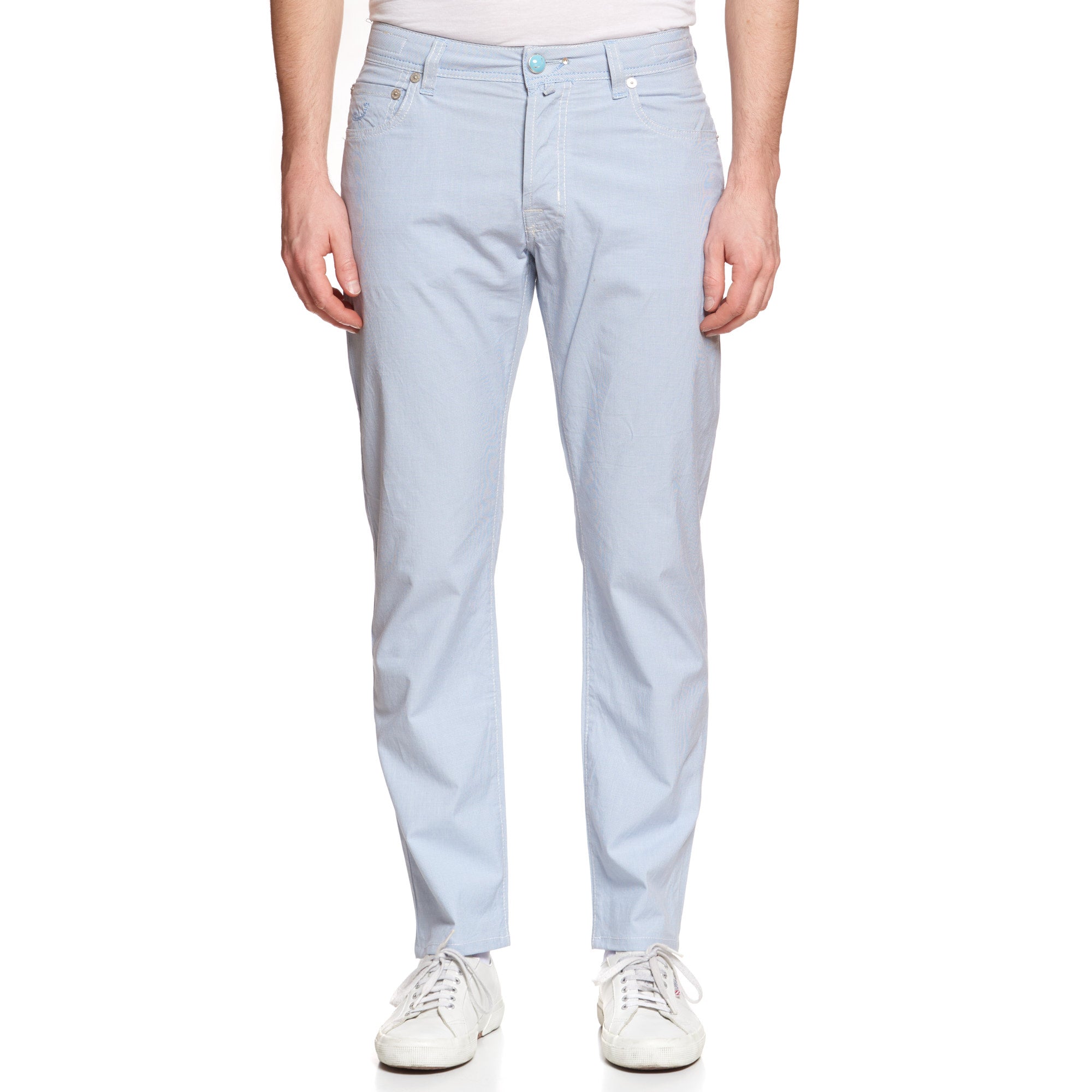JACOB COHEN J688 Comfort Blue Cotton Stretch Slim Jeans Pants US 34