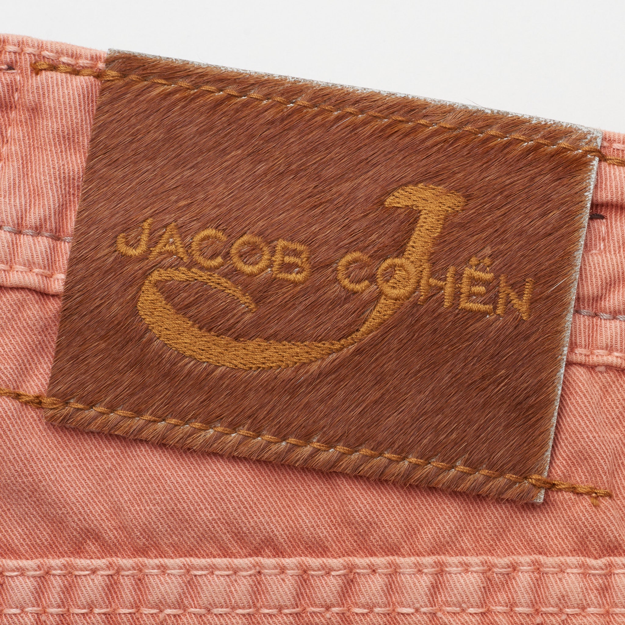 JACOB COHEN J688 Salmon Cotton-Linen Slim Fit Jeans Pants NEW US 32