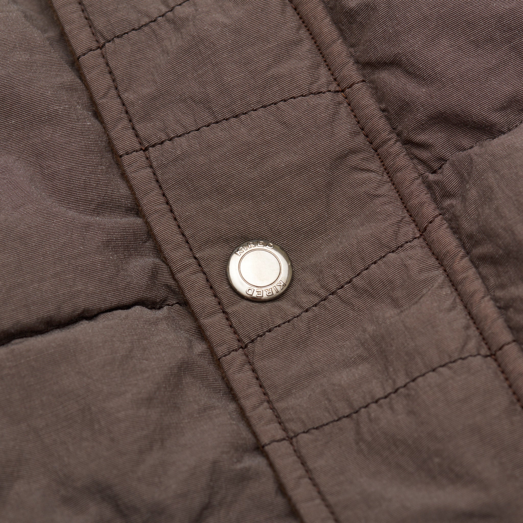 KITON KIRED Brown-Gray Goose Down Hooded Parka Puffer Jacket Coat 50 NEW M