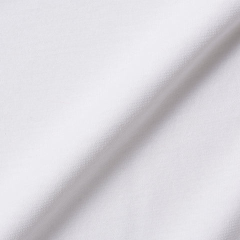 Kiton KIRED "Bacioml" White Exclusive Crepe Cotton Long Sleeve T-Shirt NEW 10XL