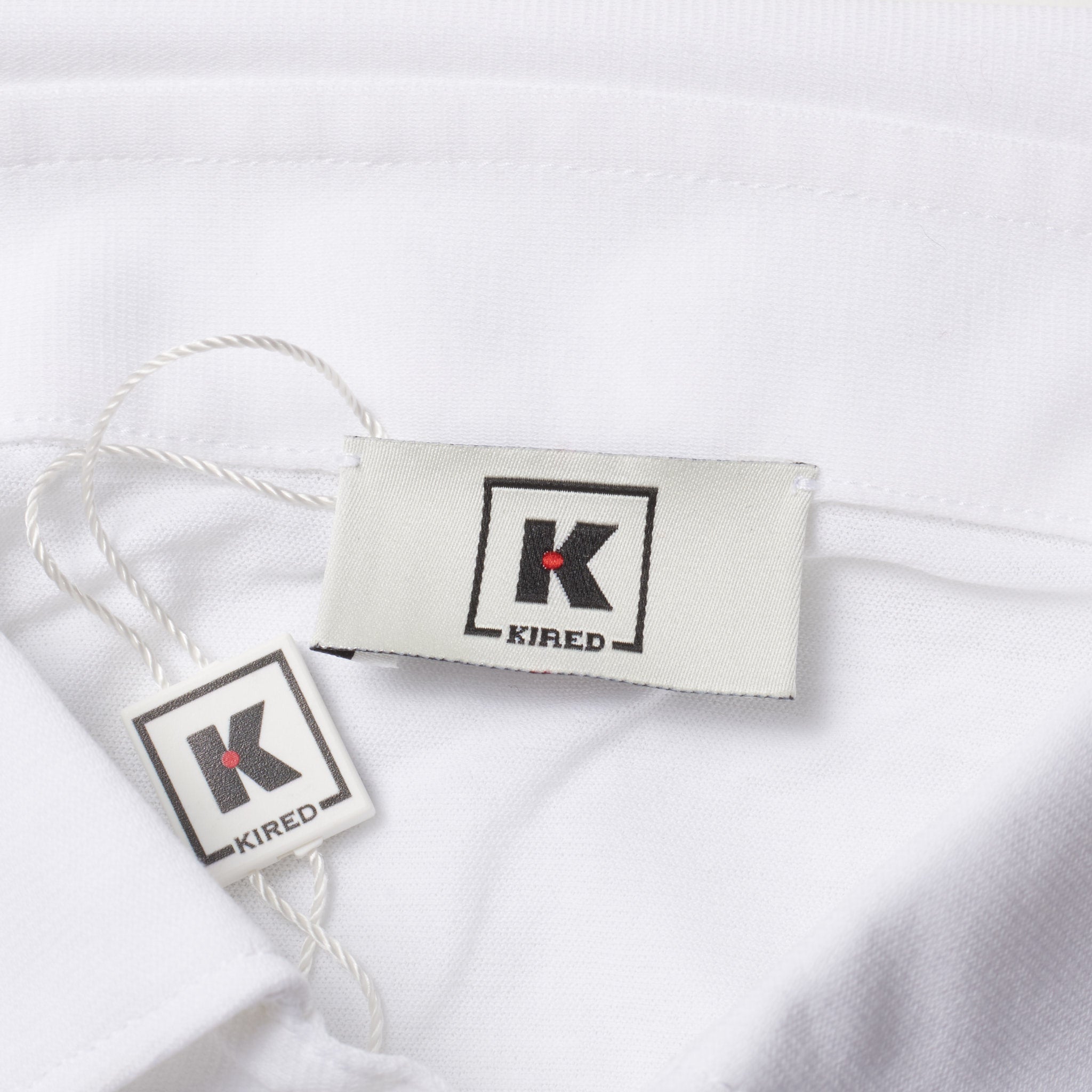 Kiton KIRED "Positano" White Exclusive Crepe Cotton Short Sleeve Polo Shirt NEW XS
