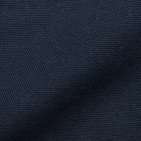 LARUSMIANI MILANO Navy Blue "Ice Cotton" DB Pea Coat Jacket EU 54 US 44