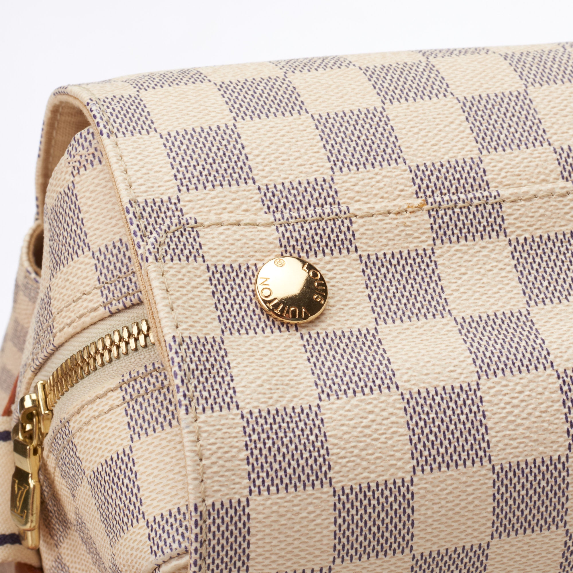 Louis Vuitton, Bags, Louis Vuitton Damier Azur Naviglio Crossbody Bag