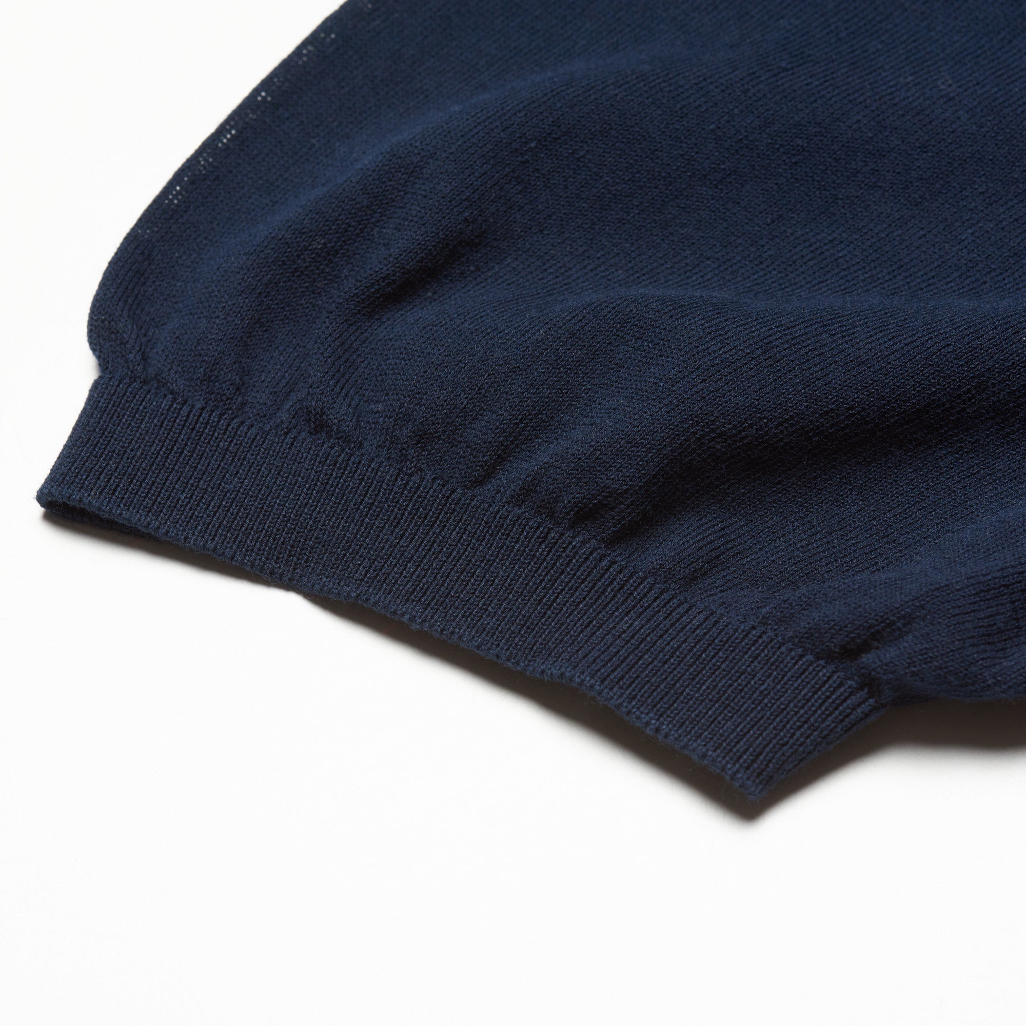 MALO Navy Blue Cotton Knit Short Sleeve T-Shirt EU 54 US L Slim Fit MALO