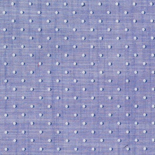 MATTABISCH by Kiton Handmade Blue Polka Dot Shirt EU 40 NEW US 15.75 Slim Fit