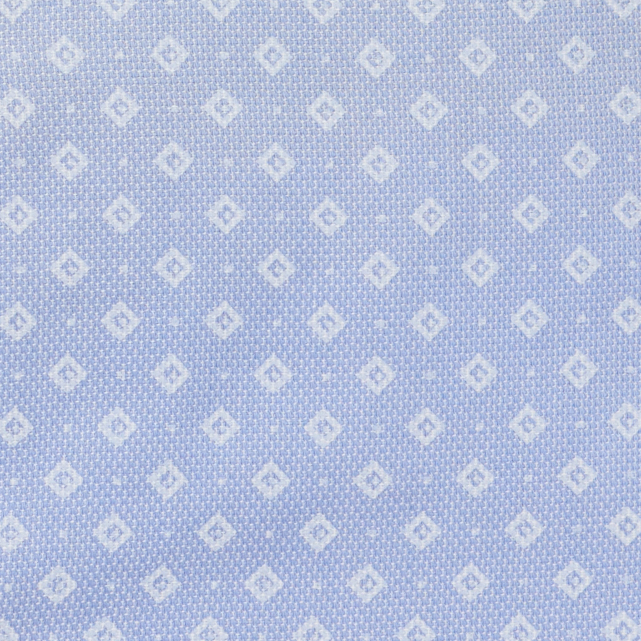 MATTABISCH by Kiton Handmade Blue Rhombus Dot Shirt 40 NEW US 15.75 Slim Fit