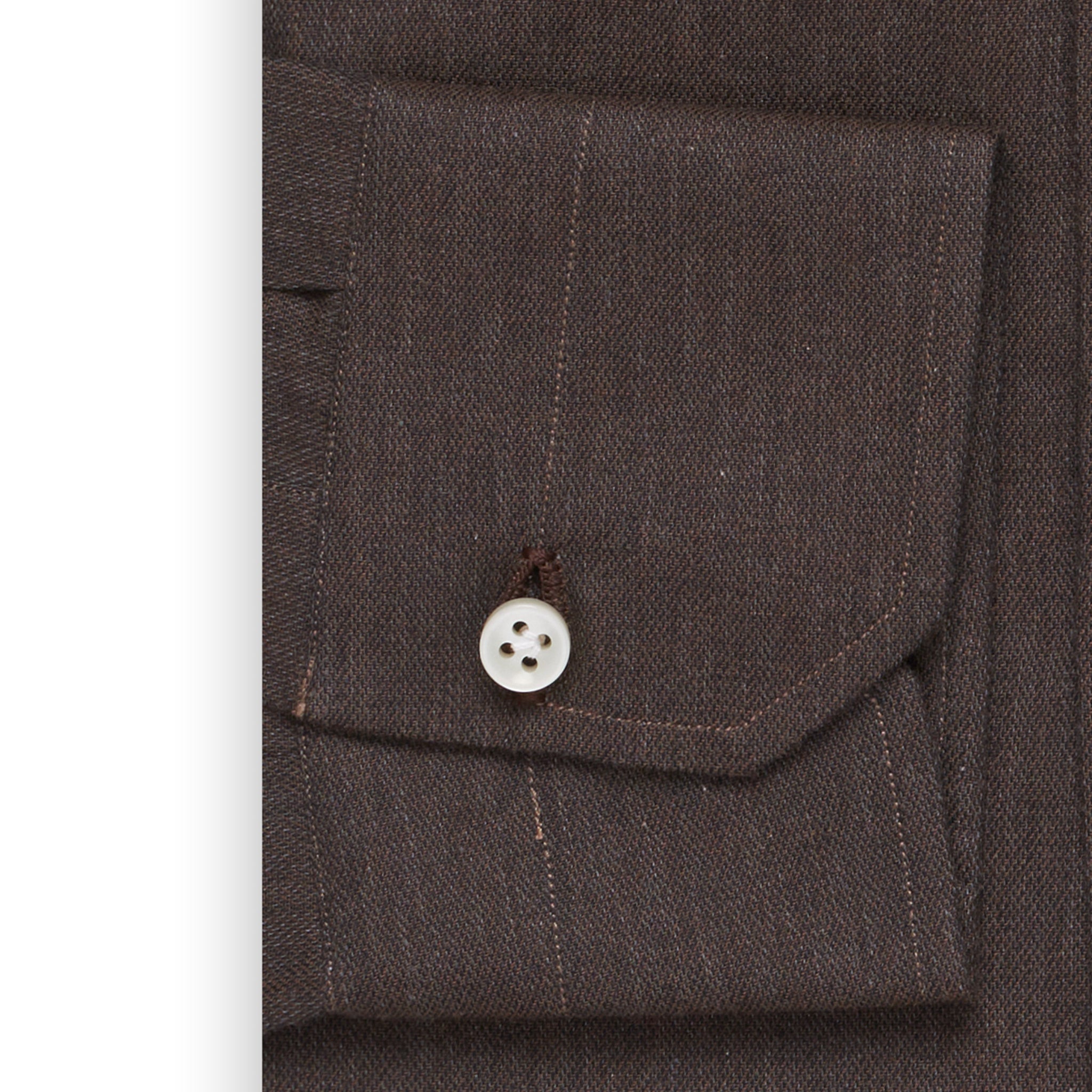 MATTABISCH by Kiton Handmade Solid Gray Button-Down Shirt 40 NEW 15.75 Slim