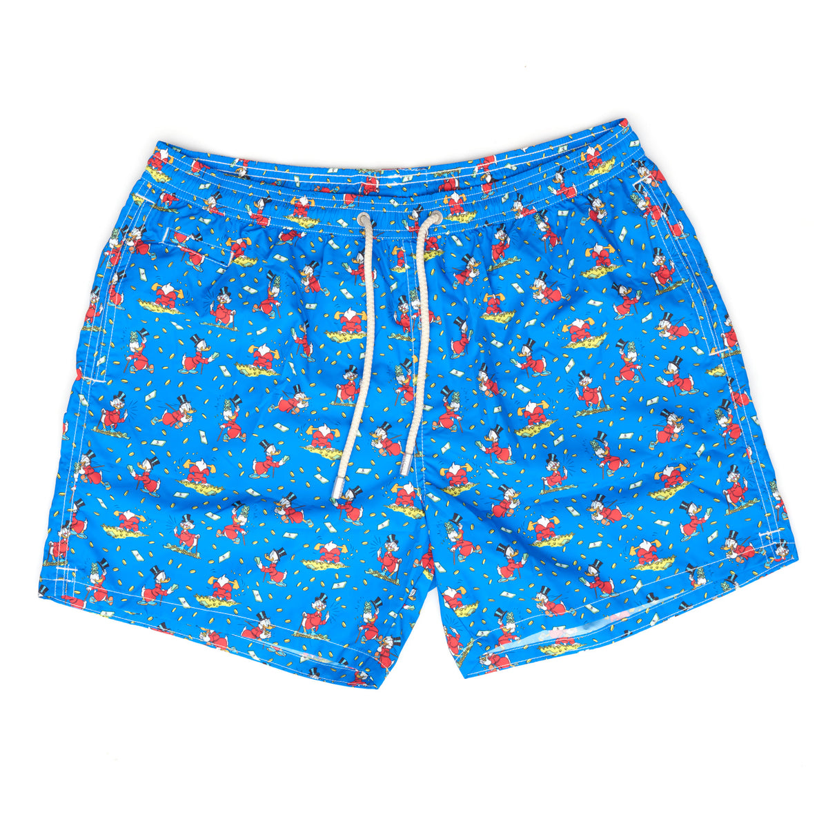 MC2 SAINT BARTH Disney Edition Blue Scrooge McDuck Printed Swim Shorts ...