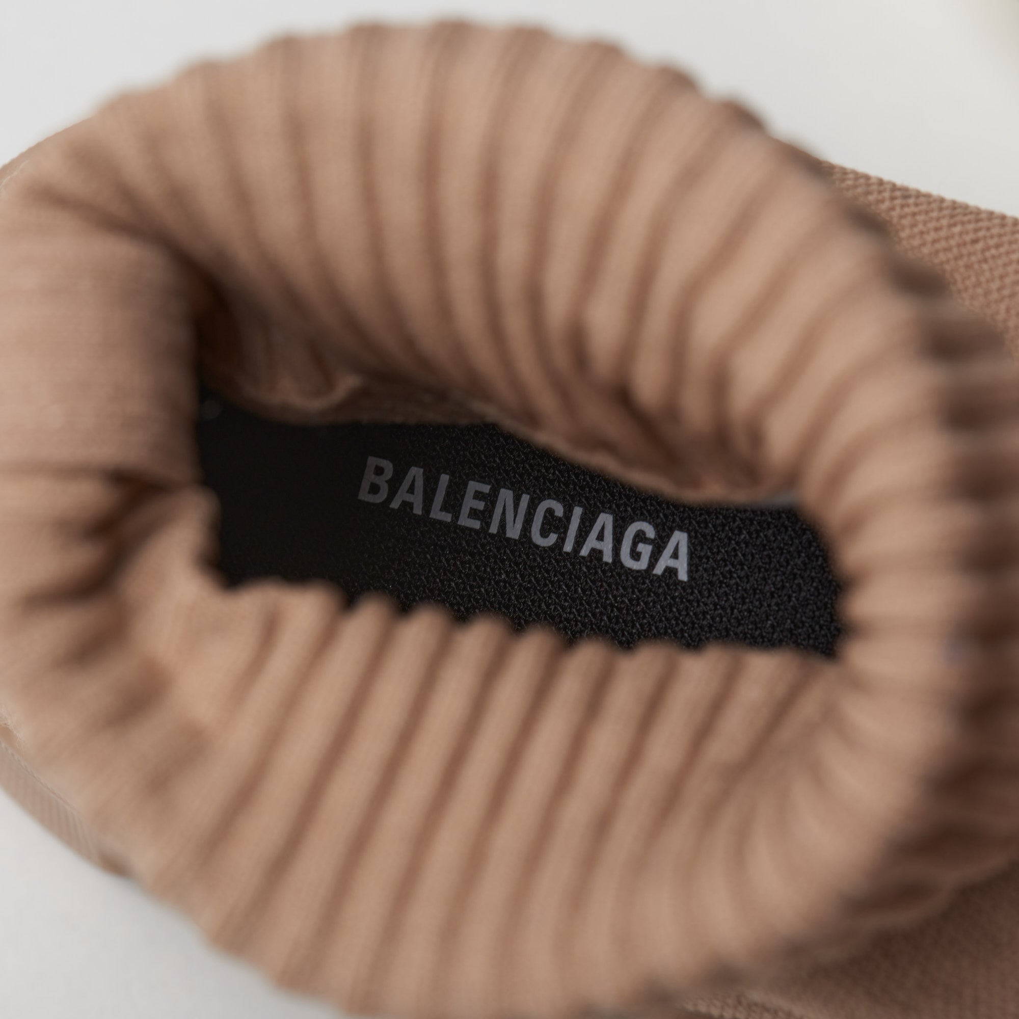BALENCIAGA Speed 3.0 Beige Stretch-knit Women's Sneaker Shoes EU 41 US 11 NEW Bo BALENCIAGA