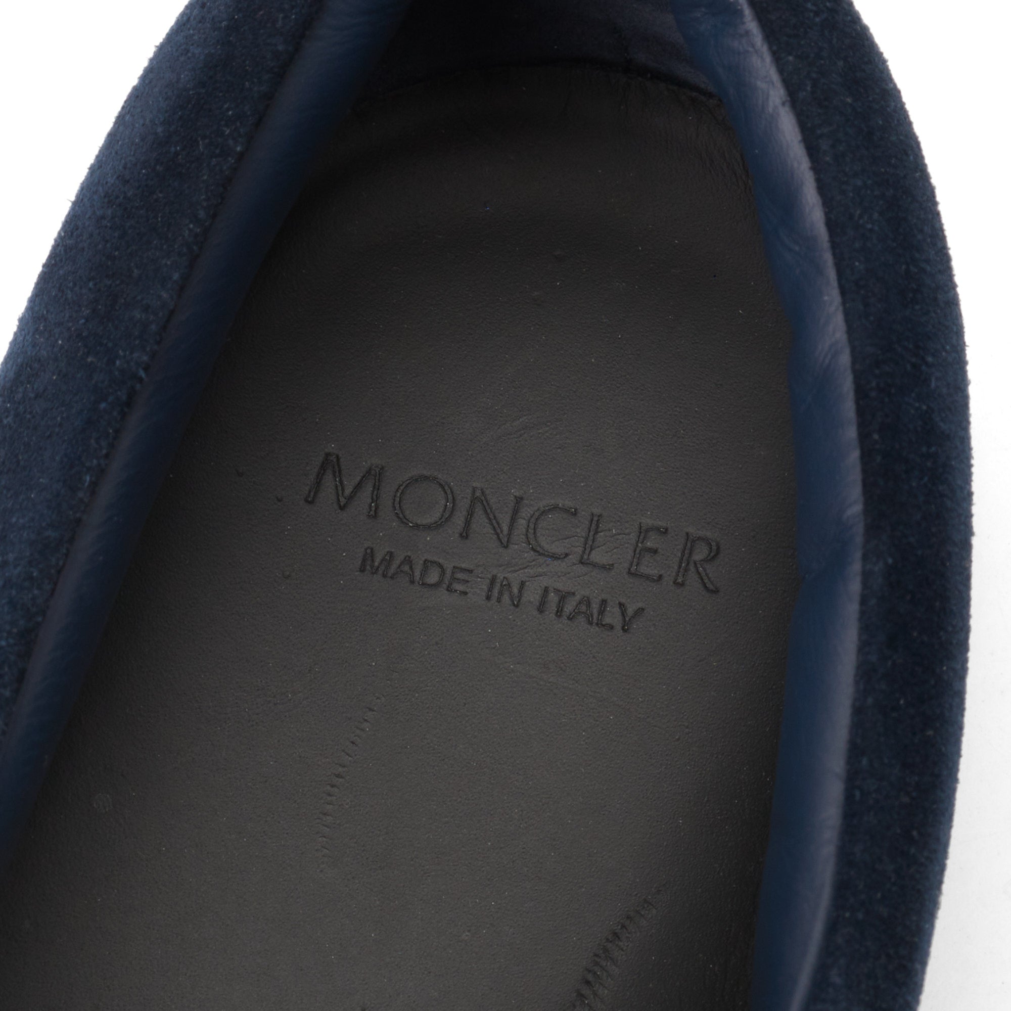 MONCLER Meredith Blue Suede Leather Loafer Slip-on Sneakers EU 40 US 7 NEW MONCLER
