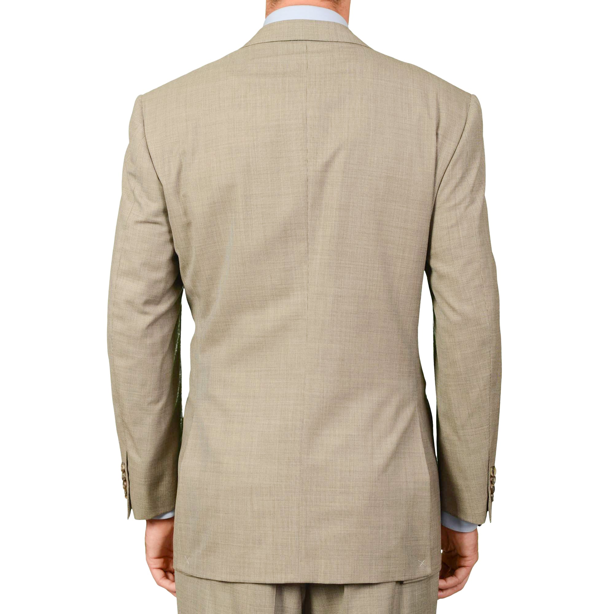 NAPOLEON Handmade Gray Wool Super 150’s DB Suit EU 52 NEW US 42 NAPOLEON