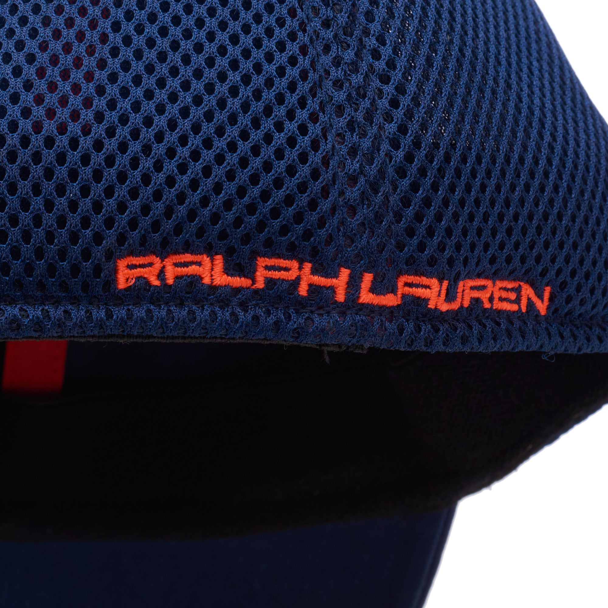 RALPH LAUREN RLX Blue Cotton Twill Flex Fit Golf Cap NEW Size S/M