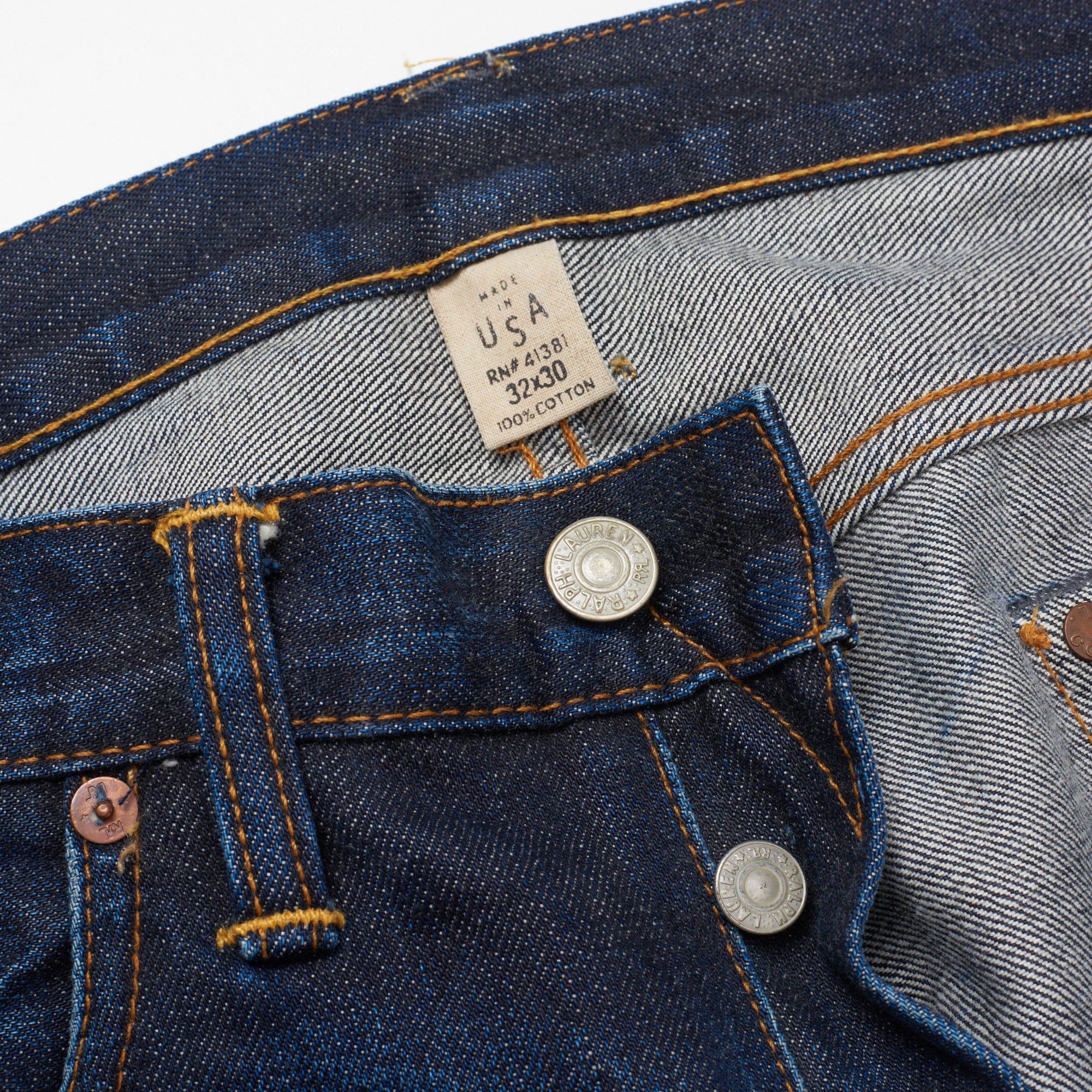 RRL RALPH LAUREN Double RL Japanese Selvedge Slim Cut Jeans USA 3 – SARTORIALE
