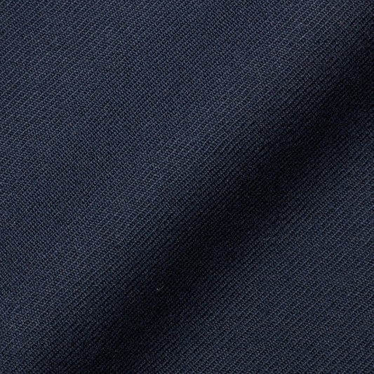 RUBINACCI LH Handmade Bespoke Navy Blue Wool Blazer Jacket EU 52 US 42