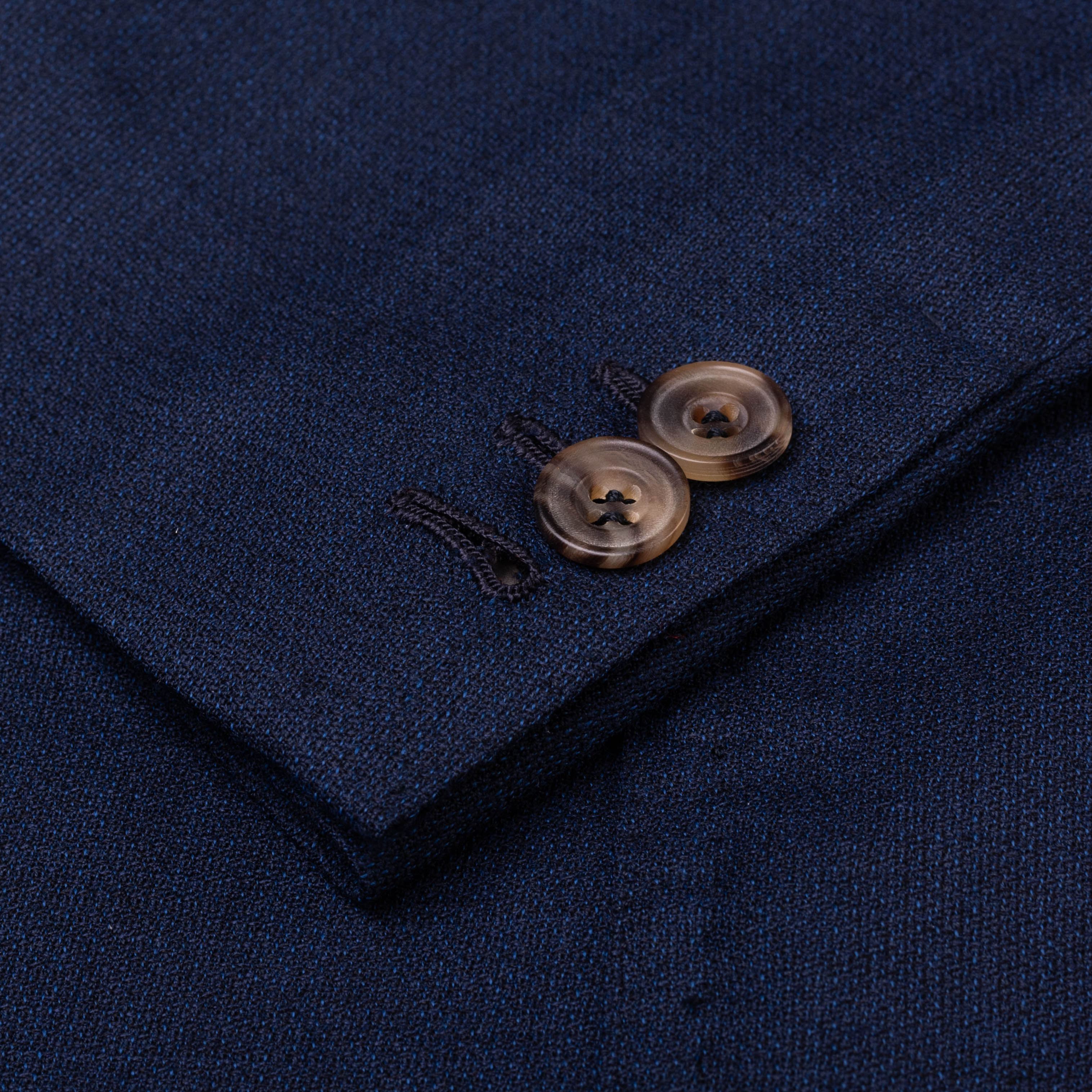RUBINACCI Handmade Bespoke Blue Wool Blazer Jacket EU 50 US 38 40 RUBINACCI