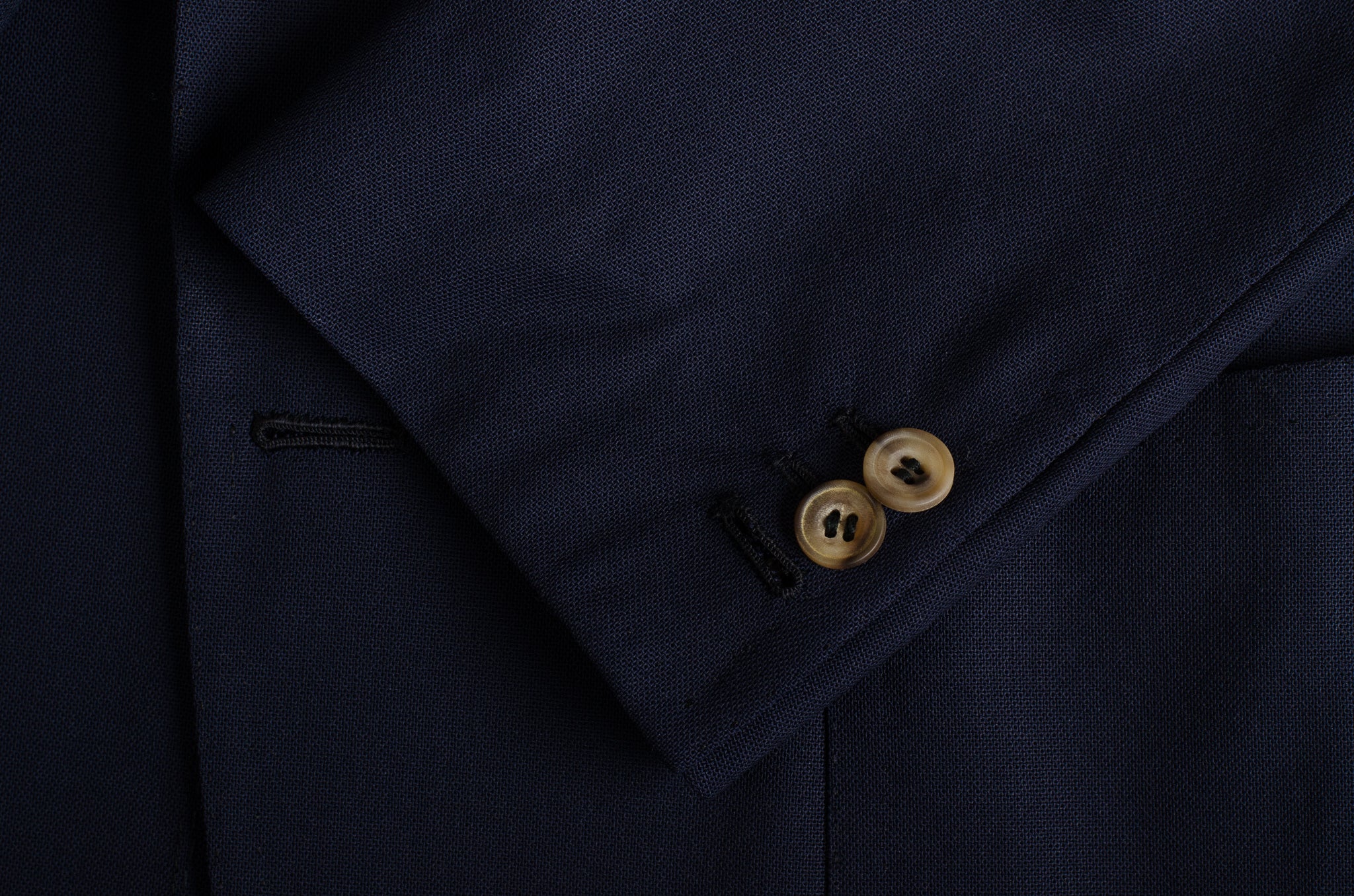 RUBINACCI Handmade Bespoke Blue Wool Mohair Blazer Jacket EU 50 US 38 40