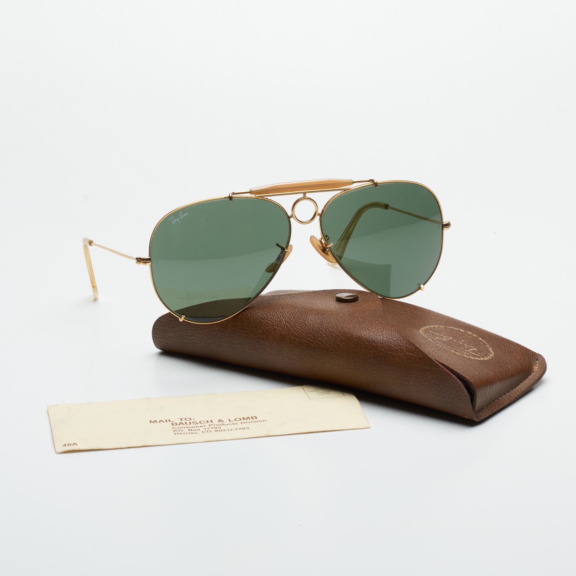 Rare Vintage B&L RAY BAN "Sharp Shooter" GP Aviator Sunglasses 62mm RAY BAN