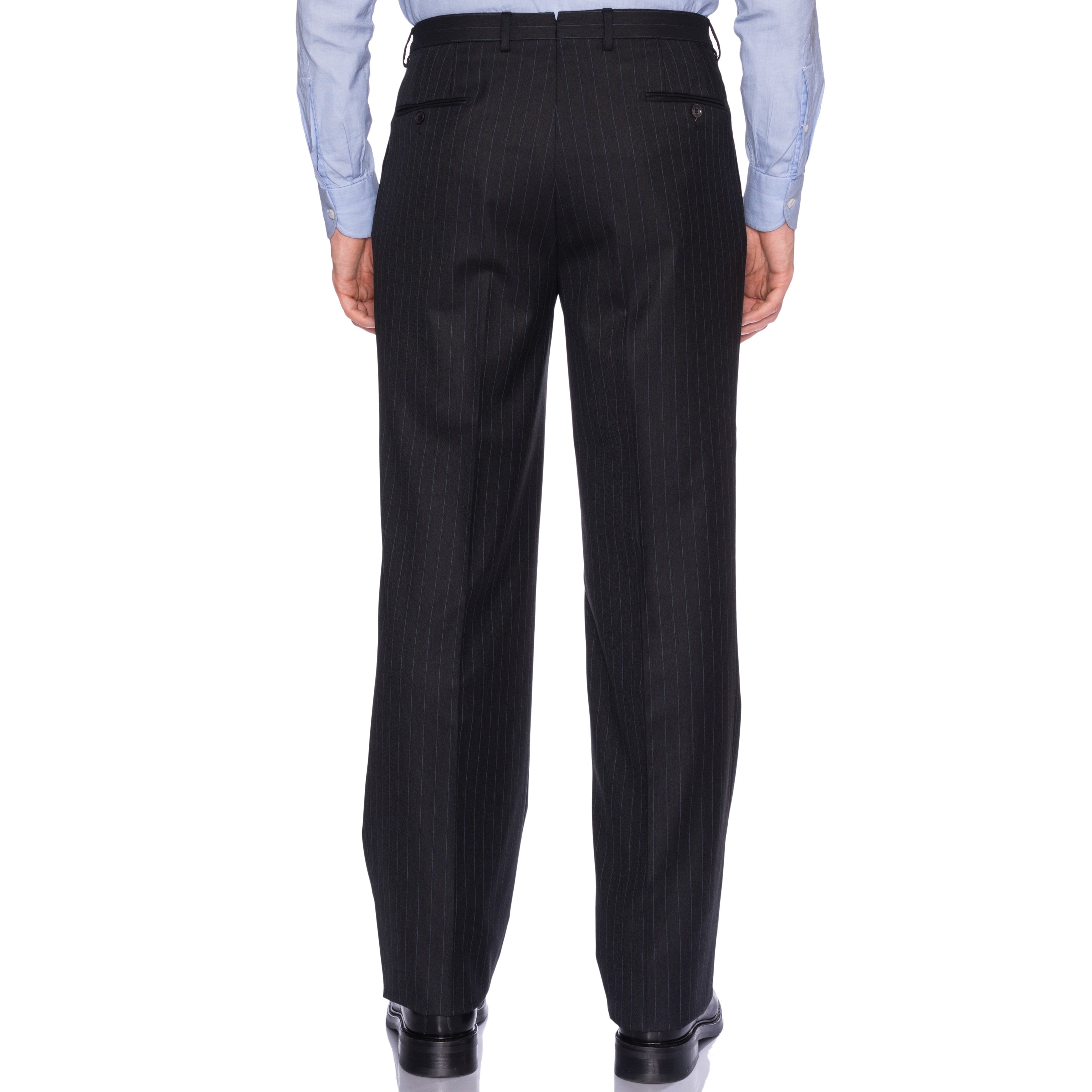 SARTORIA CASTANGIA Dark Gray Striped Wool Super 190's Suit EU 50 NEW US 40 CASTANGIA