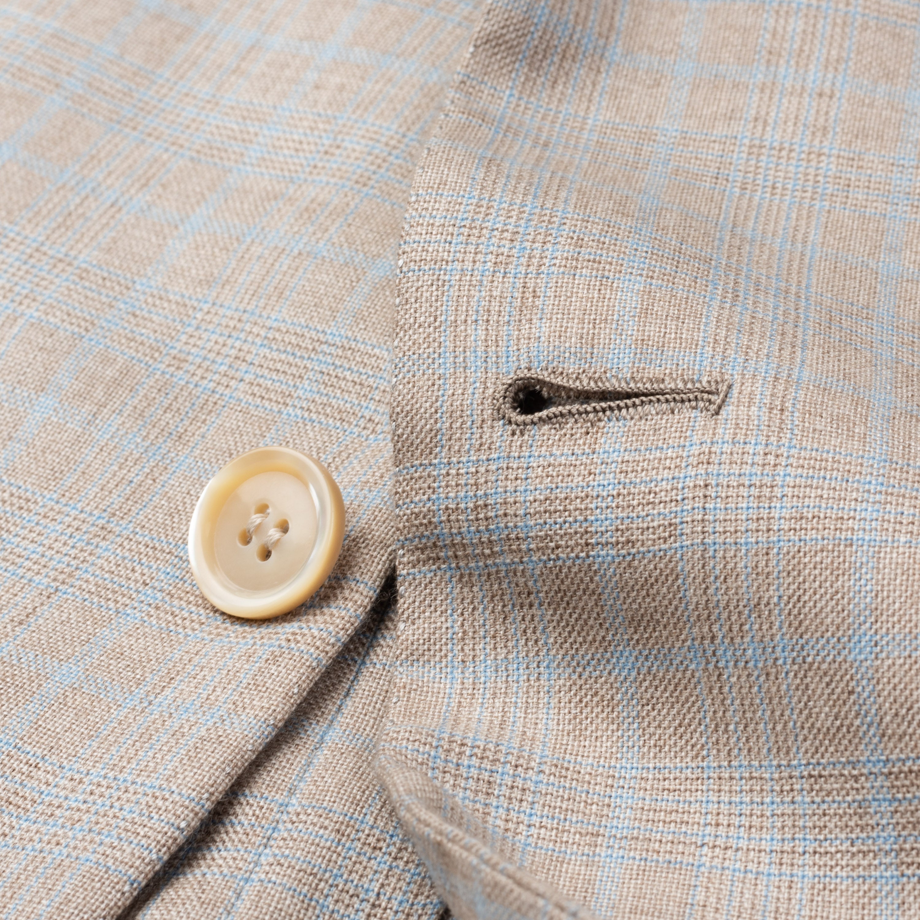 SARTORIA CASTANGIA Gray Prince of Wales Cashmere-Silk Jacket EU 50 NEW US 40 CASTANGIA