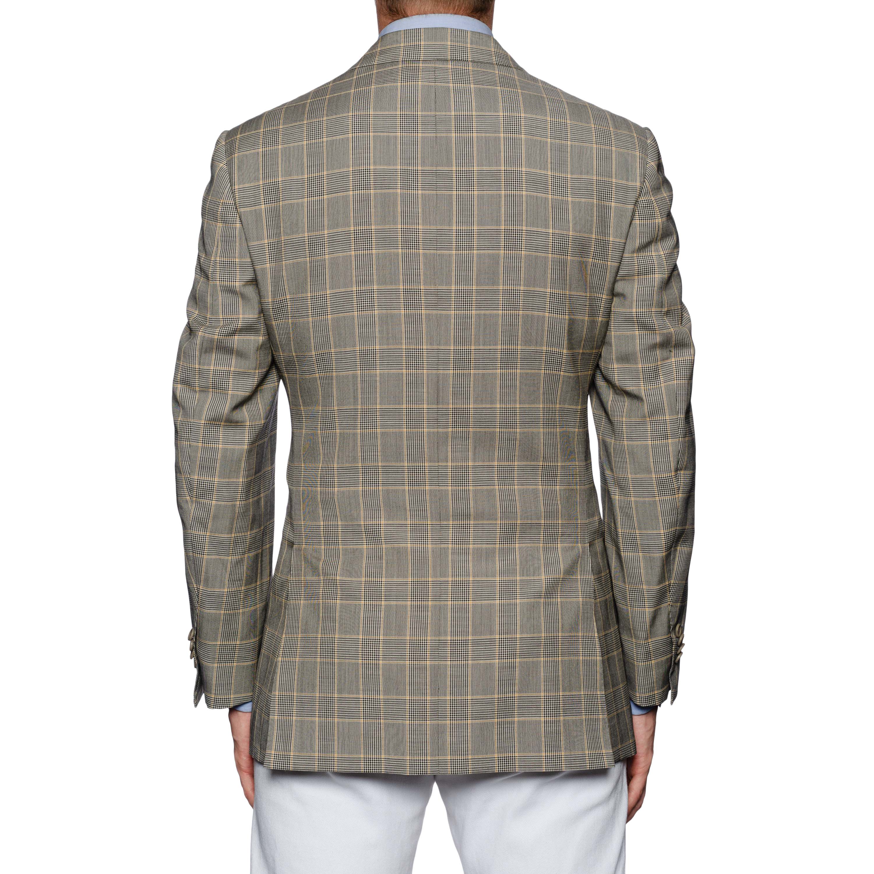 SARTORIA CASTANGIA Gray Prince of Wales Wool-Silk Sport Coat Jacket NEW CASTANGIA