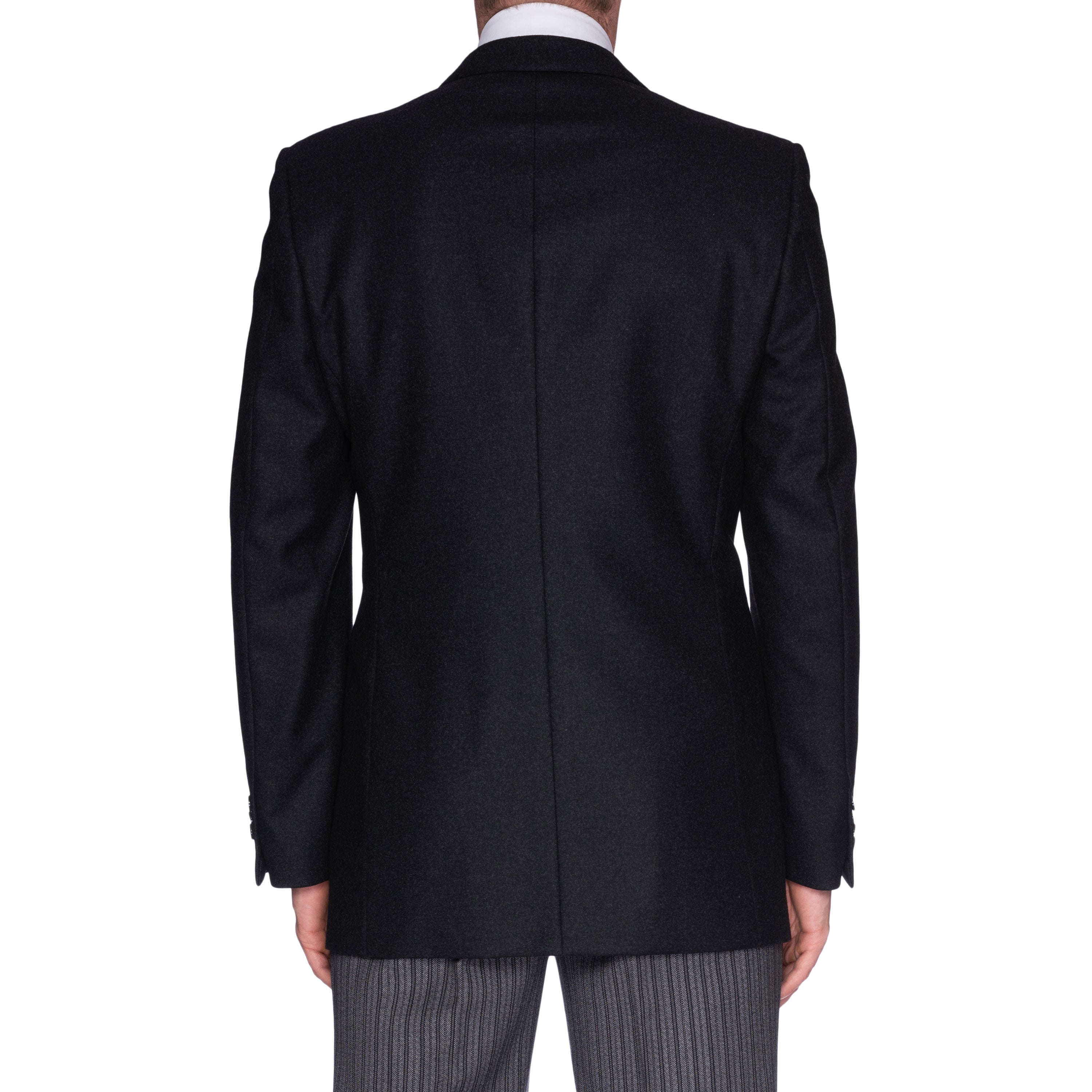 SARTORIA CASTANGIA Gray Merino Wool 1 Button Morning Wedding Suit EU 52 NEW US 42 CASTANGIA