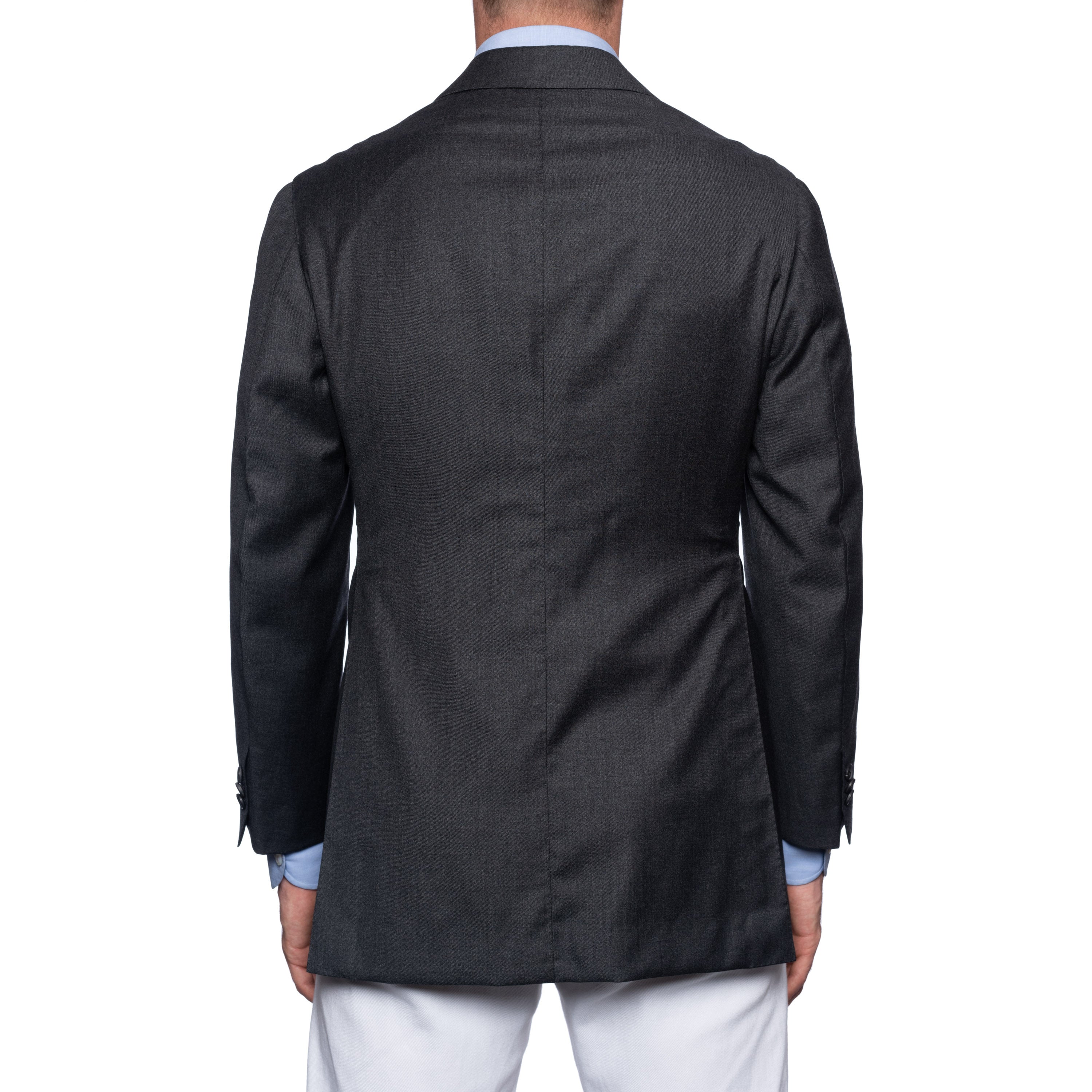 SARTORIA CHIAIA Bespoke Handmade Gray Wool Super 130's Jacket 50 NEW US 40 SARTORIA CHIAIA