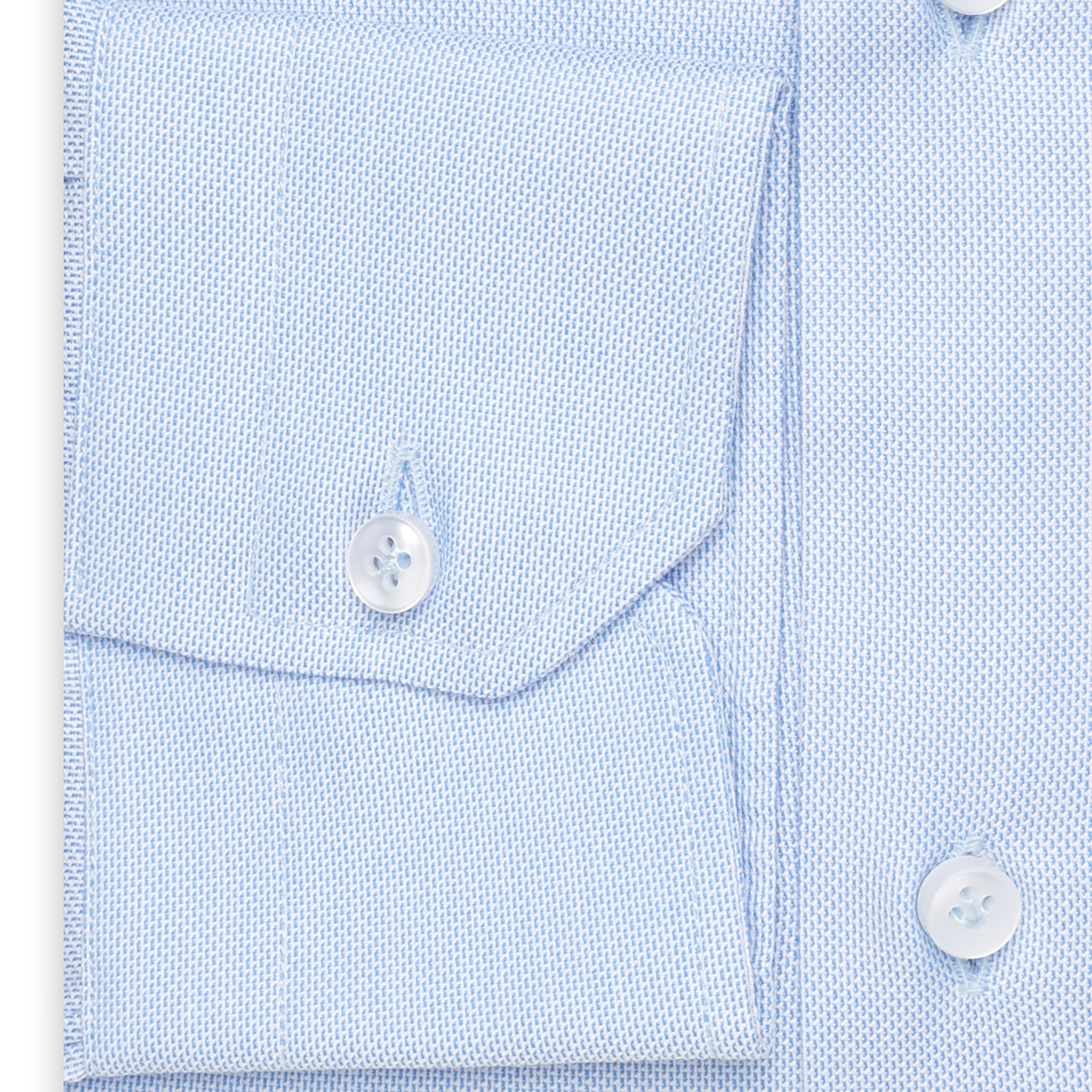 SARTORIO Napoli by KITON Light Blue Cotton Dress Shirt NEW Slim Fit SARTORIO