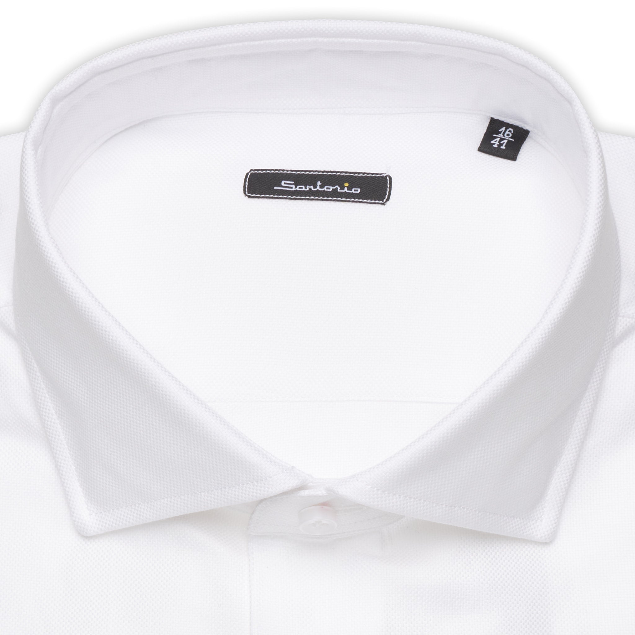 SARTORIO by KITON White Royal Oxford Cotton Dress Shirt NEW Slim Fit