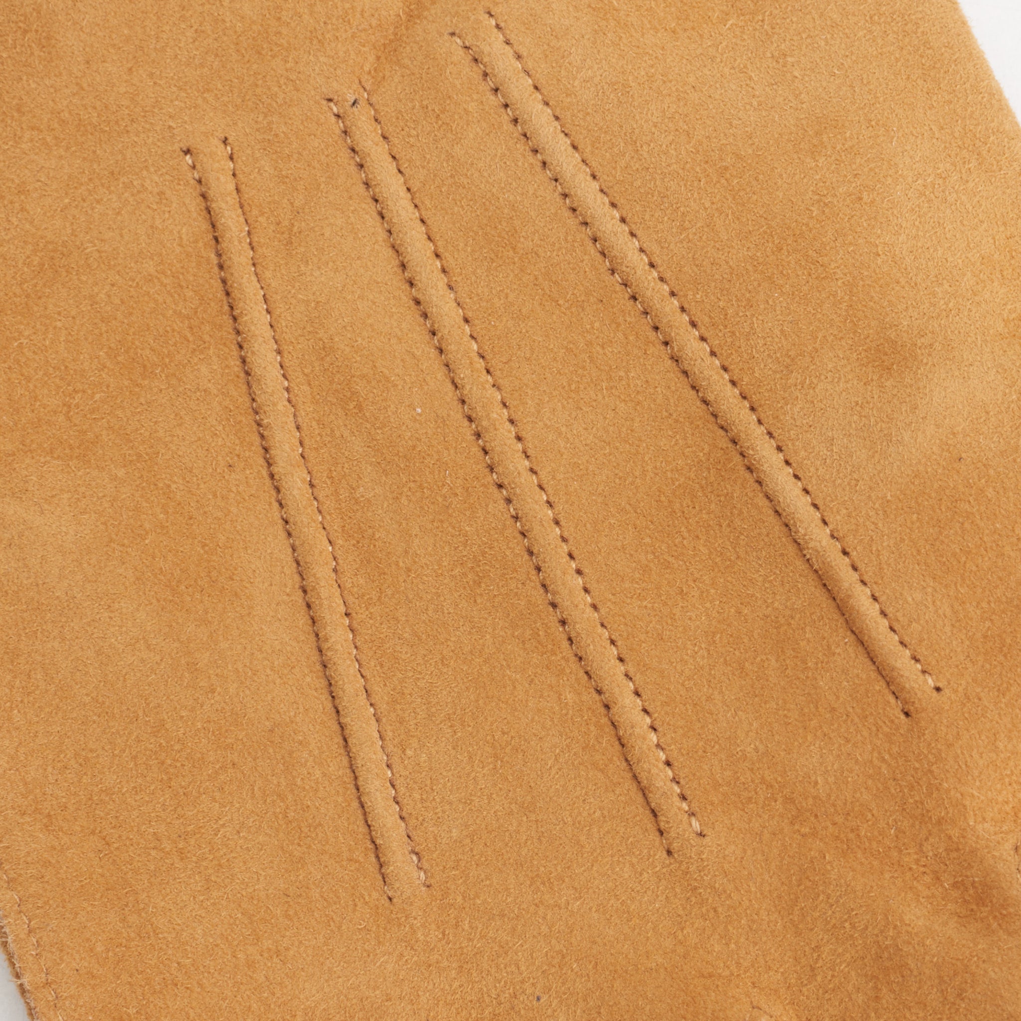 SERMONETA Tan Suede Nappa Leather Unlined Classic Gloves Size 8