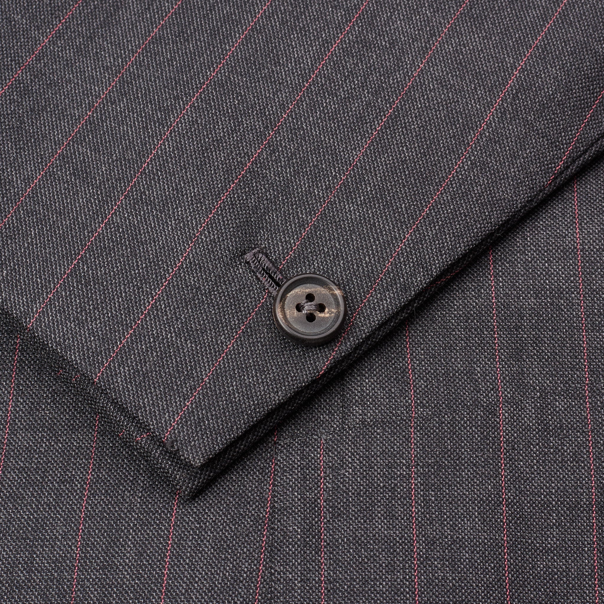 Sartoria CHIAIA Napoli Handmade Bespoke Gray Striped Wool Suit EU 50 NEW US 40 SARTORIA CHIAIA
