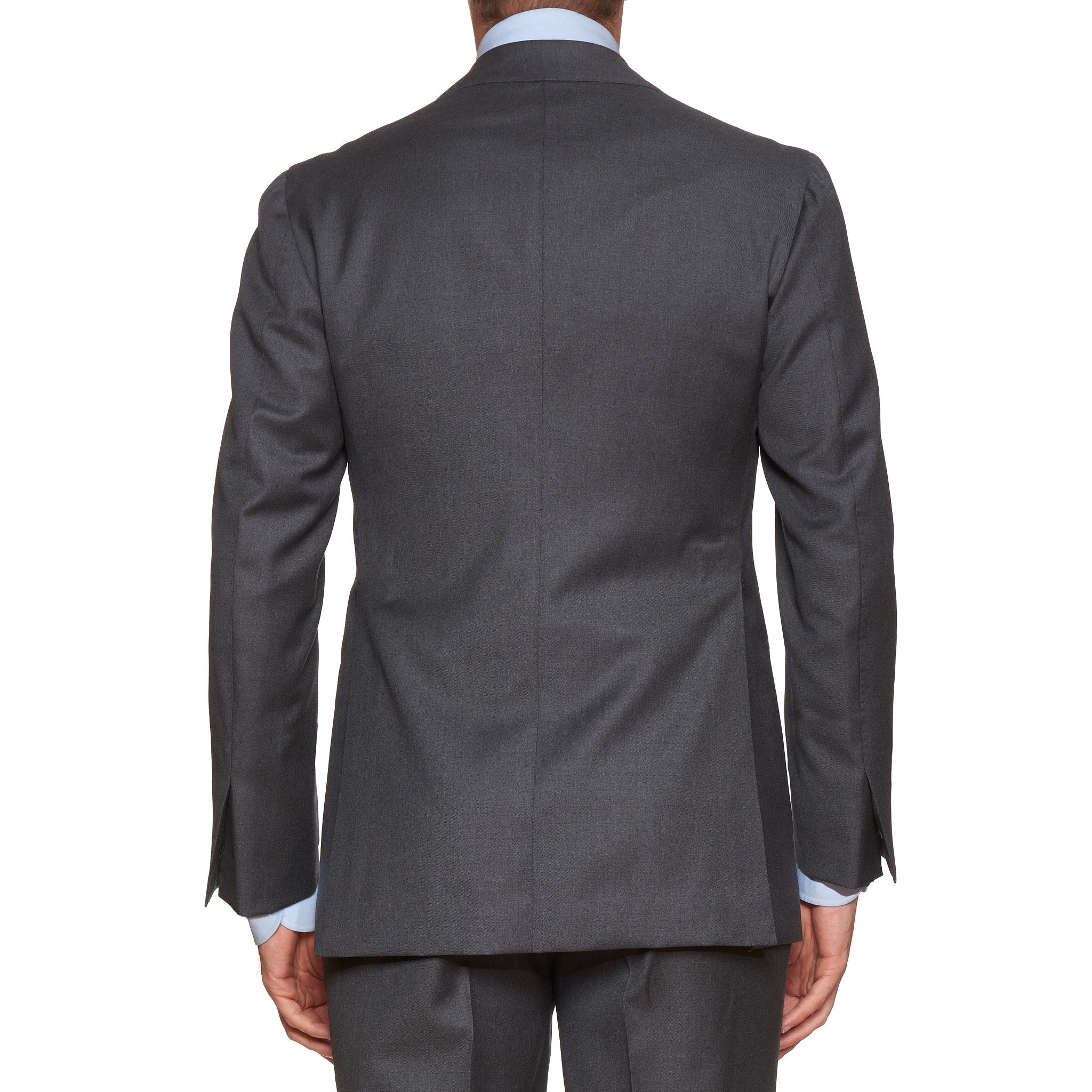 Sartoria CHIAIA Napoli Handmade Gray Wool Suit EU 48 NEW US 38 Slim Fit SARTORIA CHIAIA