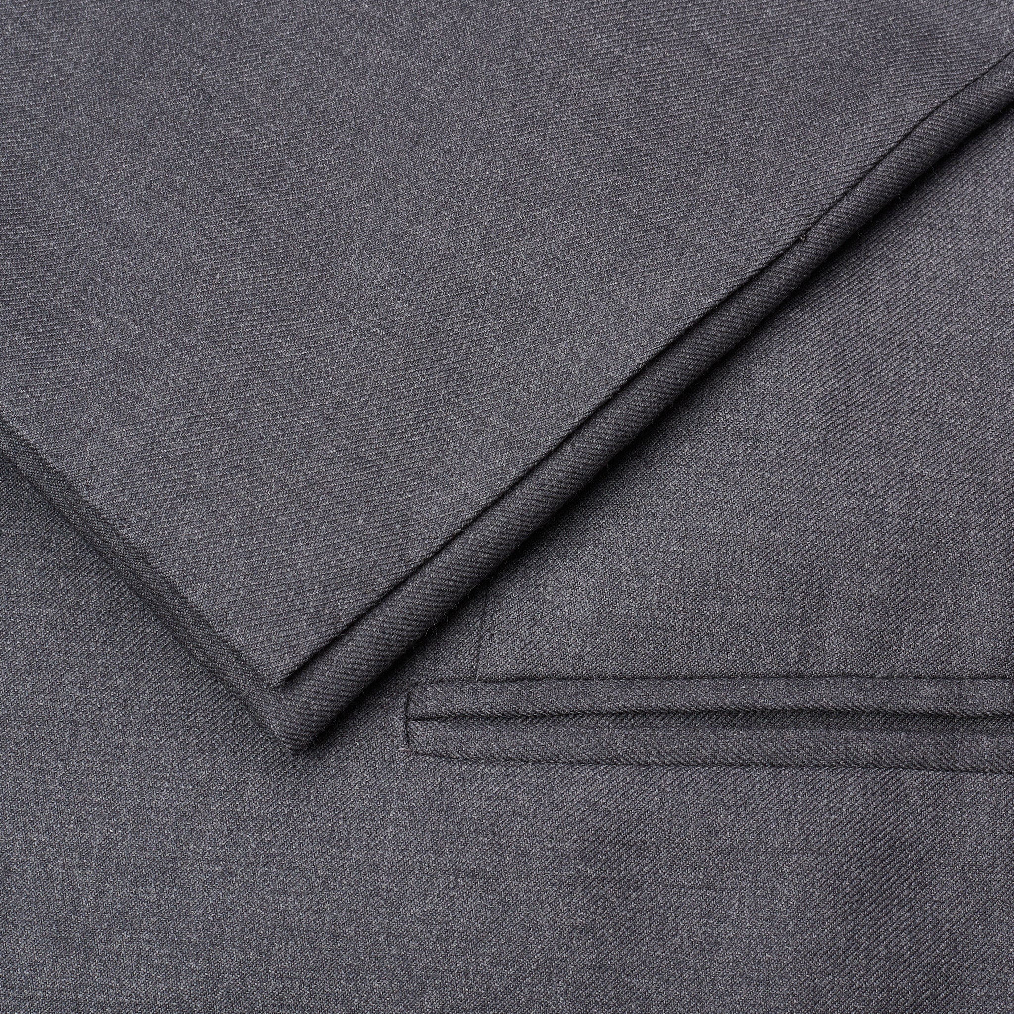 Sartoria CHIAIA Napoli Handmade Gray Wool Suit EU 48 NEW US 38 Slim Fit SARTORIA CHIAIA