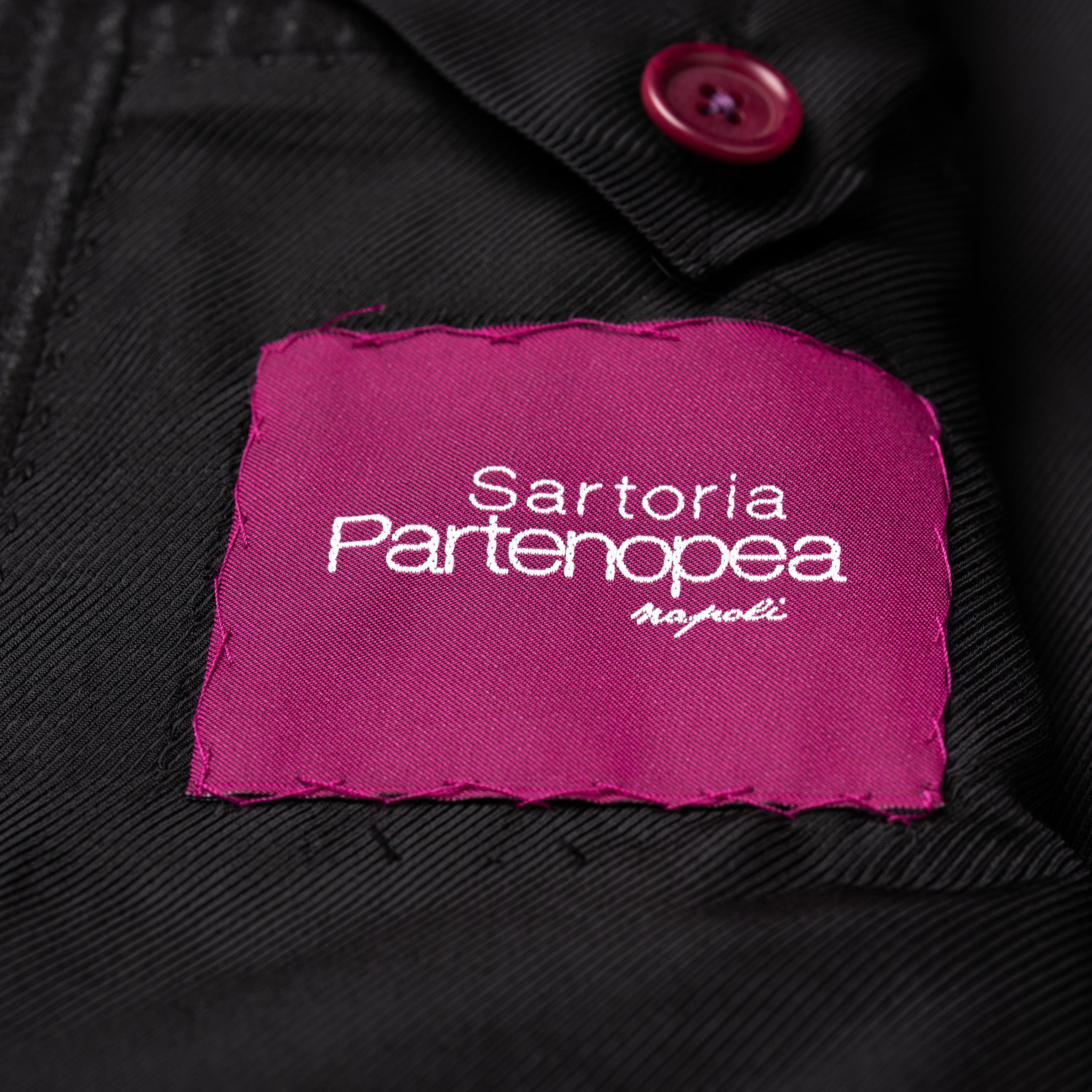 Sartoria PARTENOPEA Hand Made Gray Striped Wool Flannel Blazer Jacket 50 NEW 40