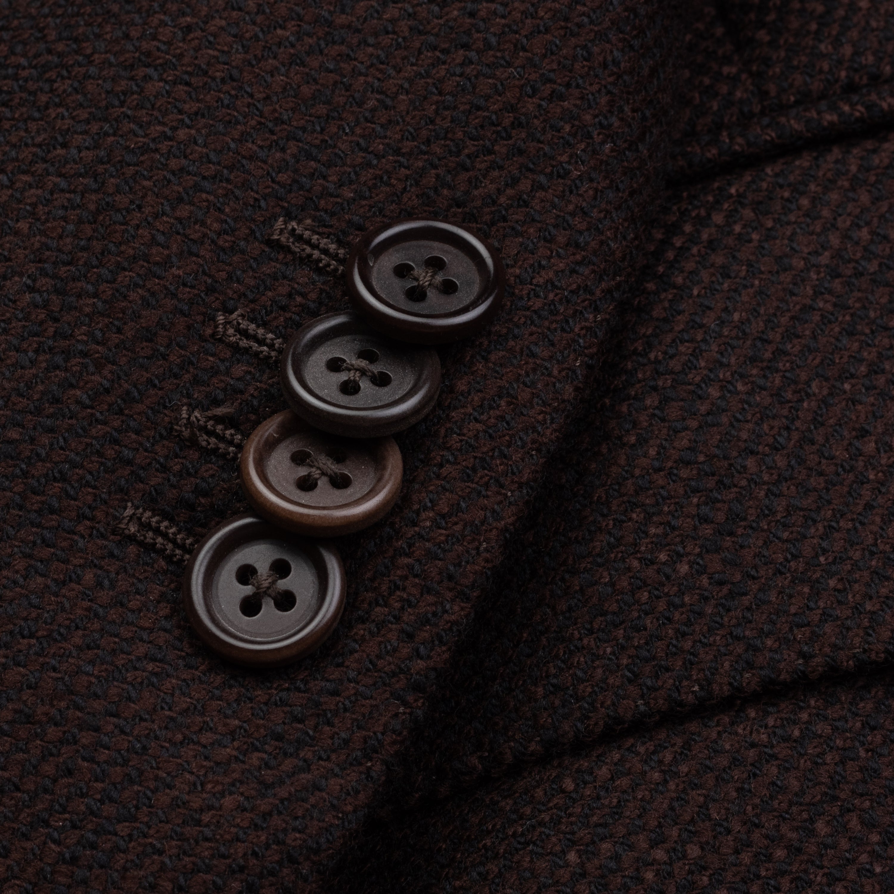 SARTORIA CASTANGIA Handmade Brown Wool Flannel Jacket EU 50 NEW US 40 CASTANGIA