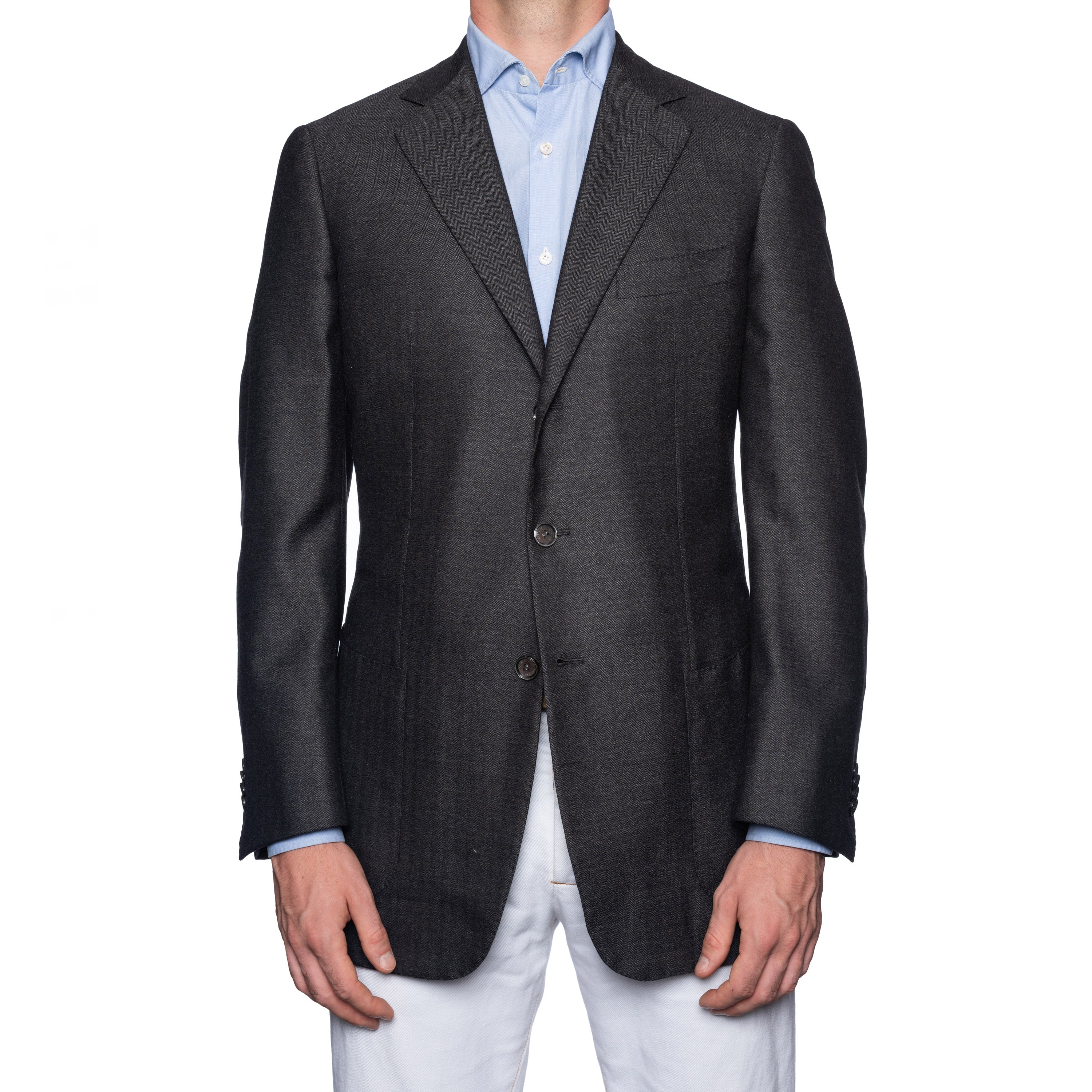 SARTORIA CASTANGIA Gray Wool-Cashmere-Silk Jacket EU 52 NEW US 42 CASTANGIA