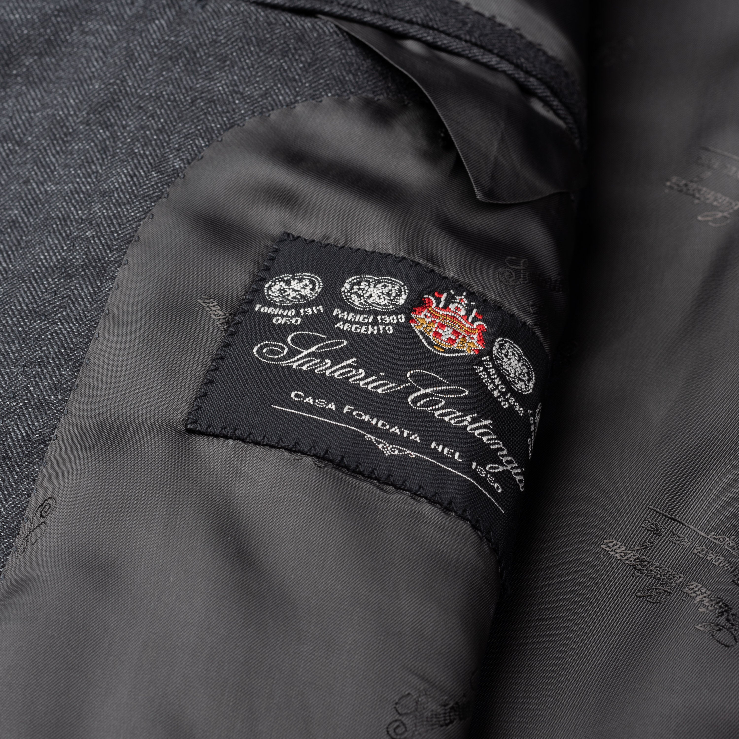 SARTORIA CASTANGIA Gray Wool-Cashmere-Silk Jacket EU 52 NEW US 42 CASTANGIA