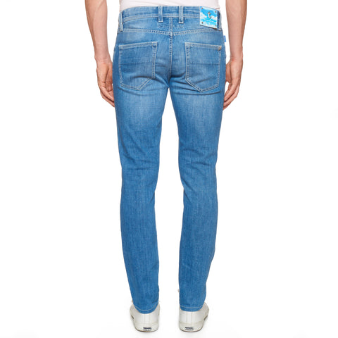 TRAMAROSSA Lightdenim Leonardo 2 Years Blue Cotton Stretch Slim Fit Jeans NEW 33