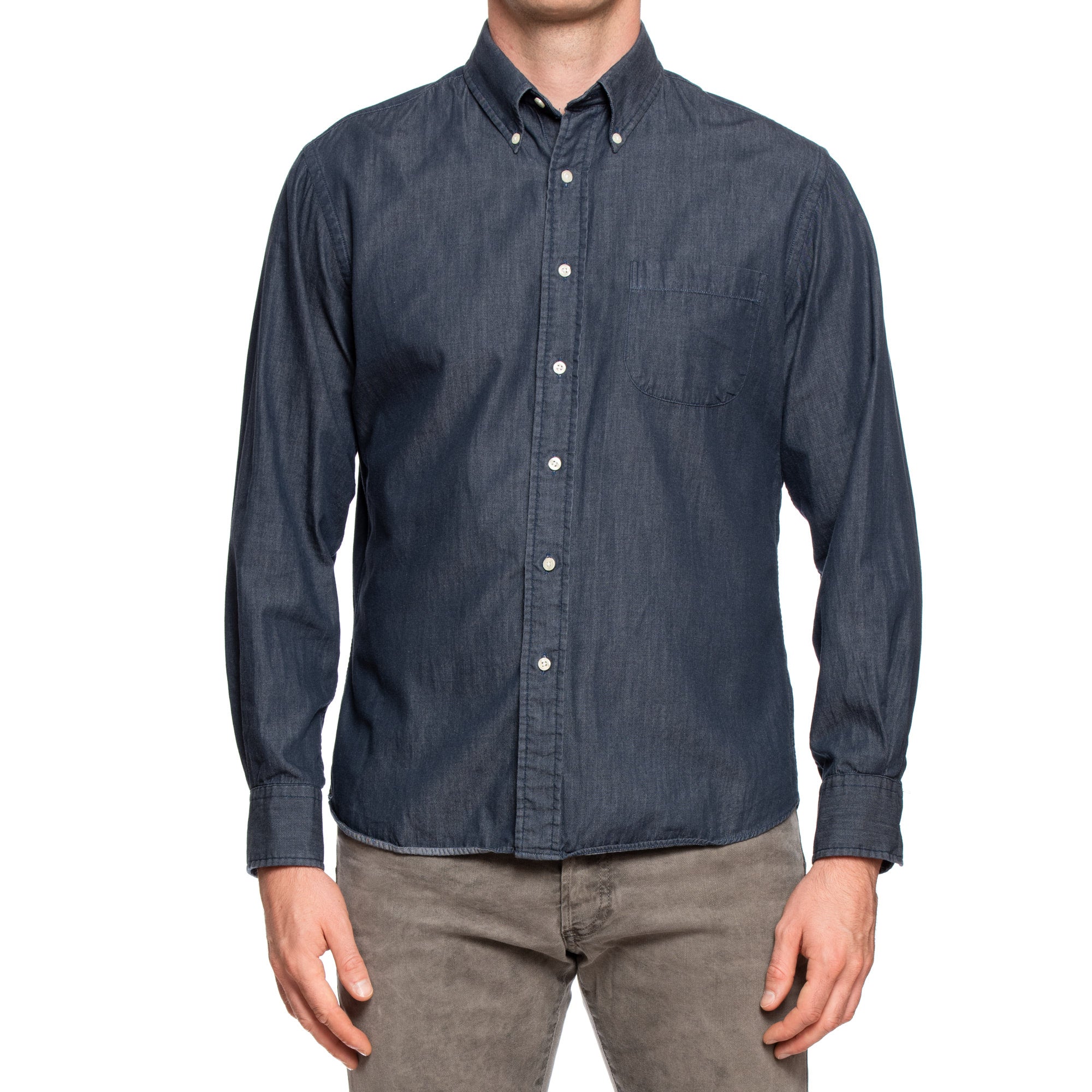 UNIONMADE Blue Denim Button-Down Casual Shirt NEW US L