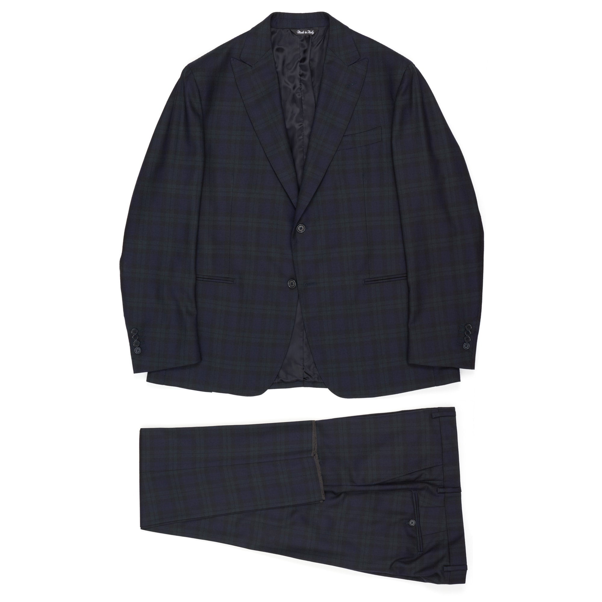 VINCENZO PALUMBO VBC Wool Super 120's Peak Lapel Suit 56 NEW US 46