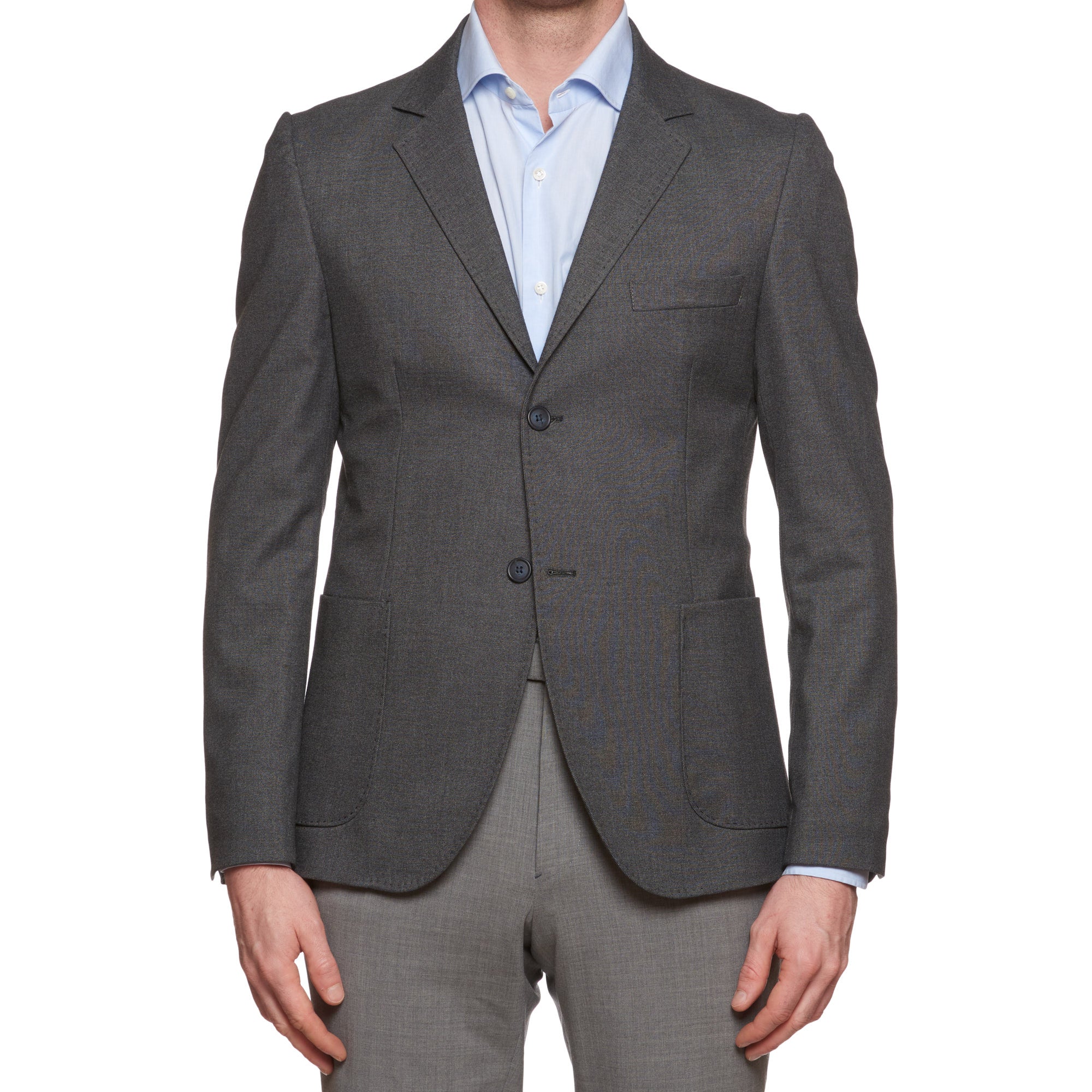 VINCENZO PALUMBO Napoli Gray Wool Sport Coat Jacket EU 46 NEW US 36 Slim Fit