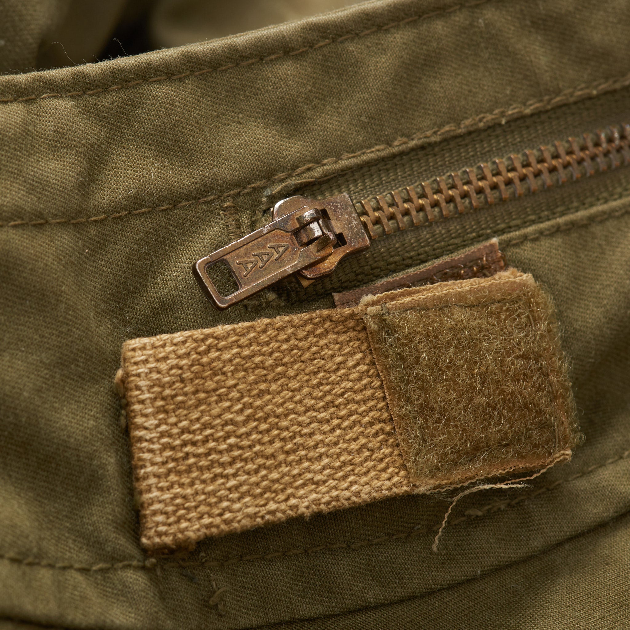 Vintage ALPHA INDUSTRIES M-65 Olive Cotton Military Field Jacket Size M ALPHA INDUSTRIES