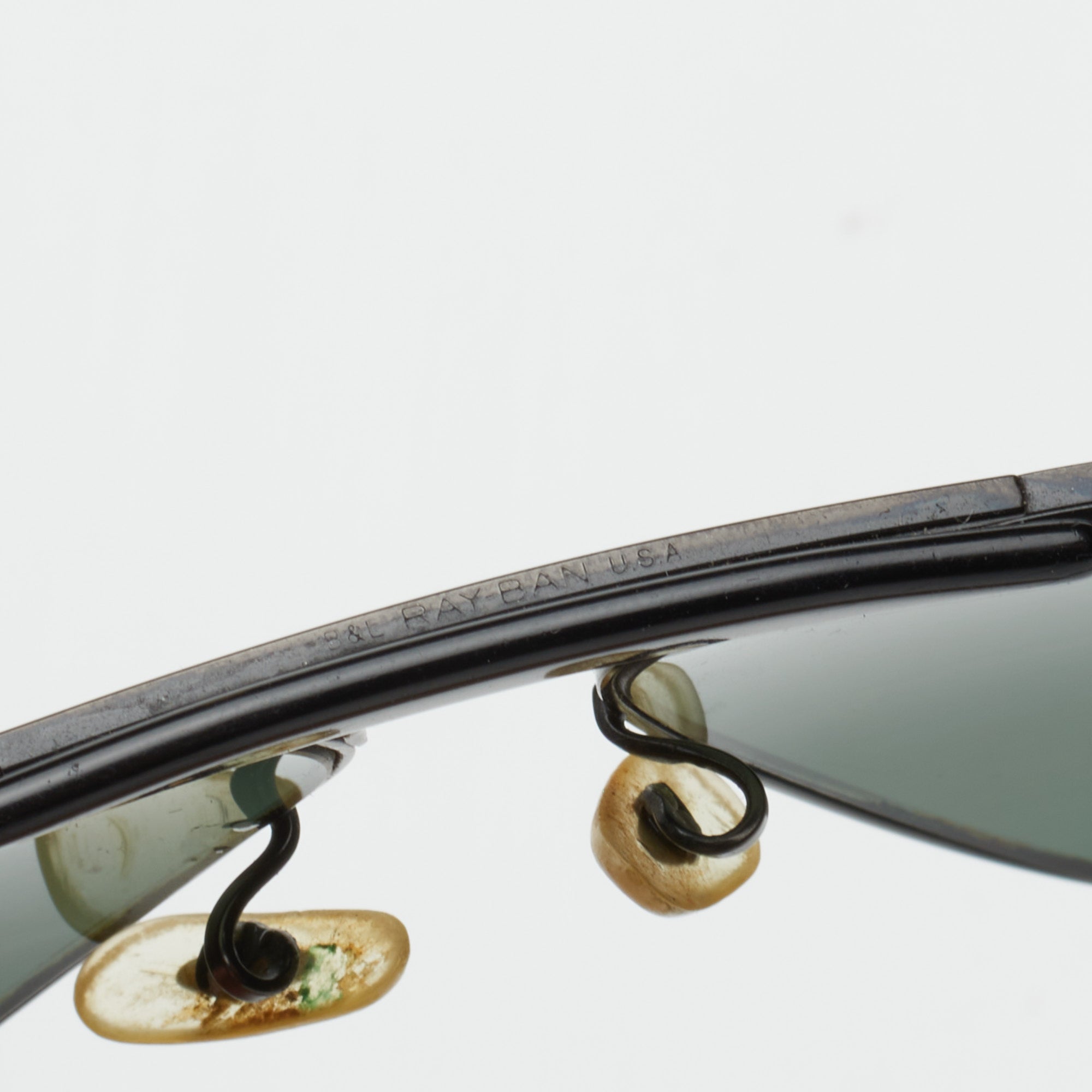 Vintage B&L RAY BAN "Outdoorsman" Black Frame COBRA Sunglasses 58mm